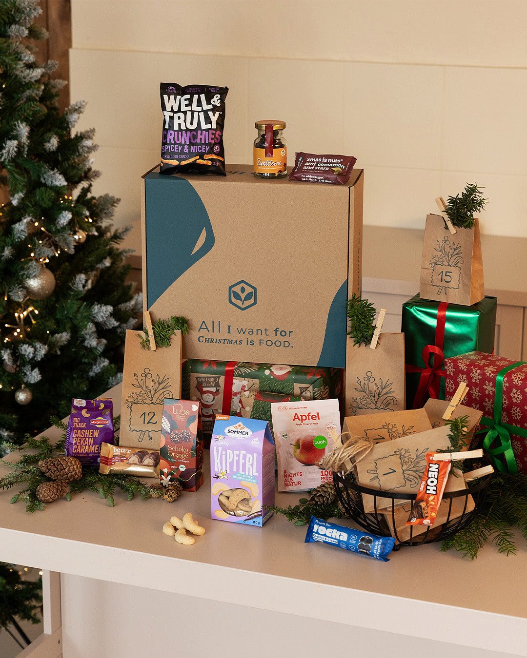 Vegan Box Lebensmittel-Adventskalender Vegan Box Snack & Süßigkeiten Adventskalender 2026