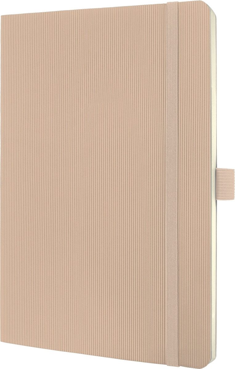 Sigel Notizbuch Notizbuch Conceptum A5 97 Blatt Softcover kariert 80g beige