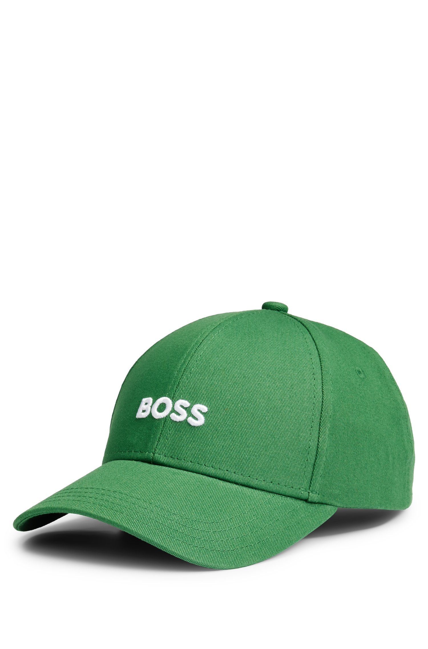 BOSS Zed Baseball Green348 Logostickerei mit Cap Open