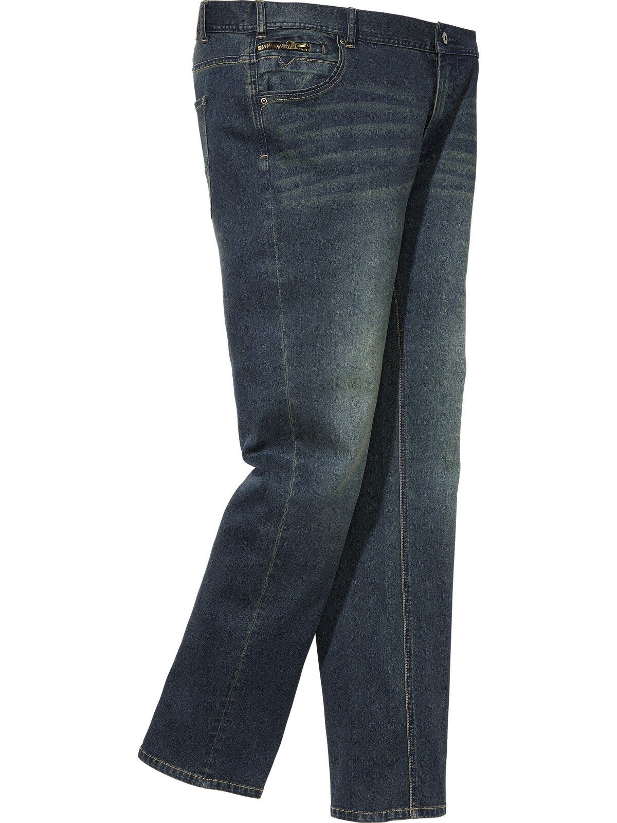 BARON TAHAMS 5-Pocket-Jeans Used-Look im Colby Charles