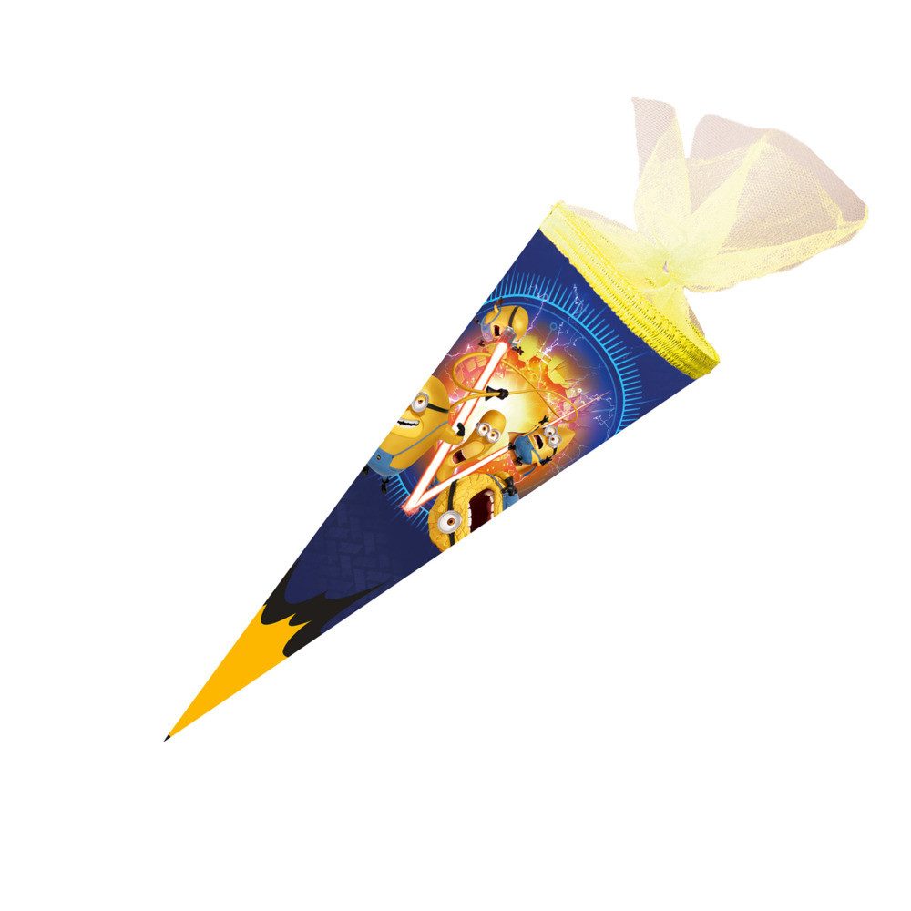 Nestler Schultüte Nestler Schultüte Mega Minions rund mit Tüllverschluss 50cm