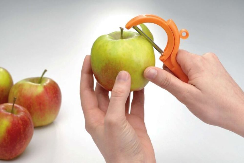 TUPPERWARE Sparschäler Tupperware Twist Schäler orange