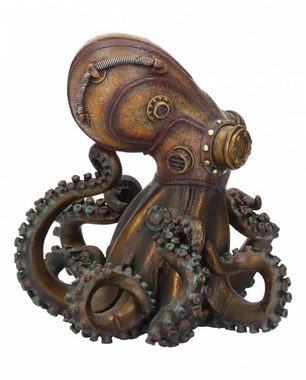 Horror-Shop Dekofigur Octopus Steampunk Figur 15cm