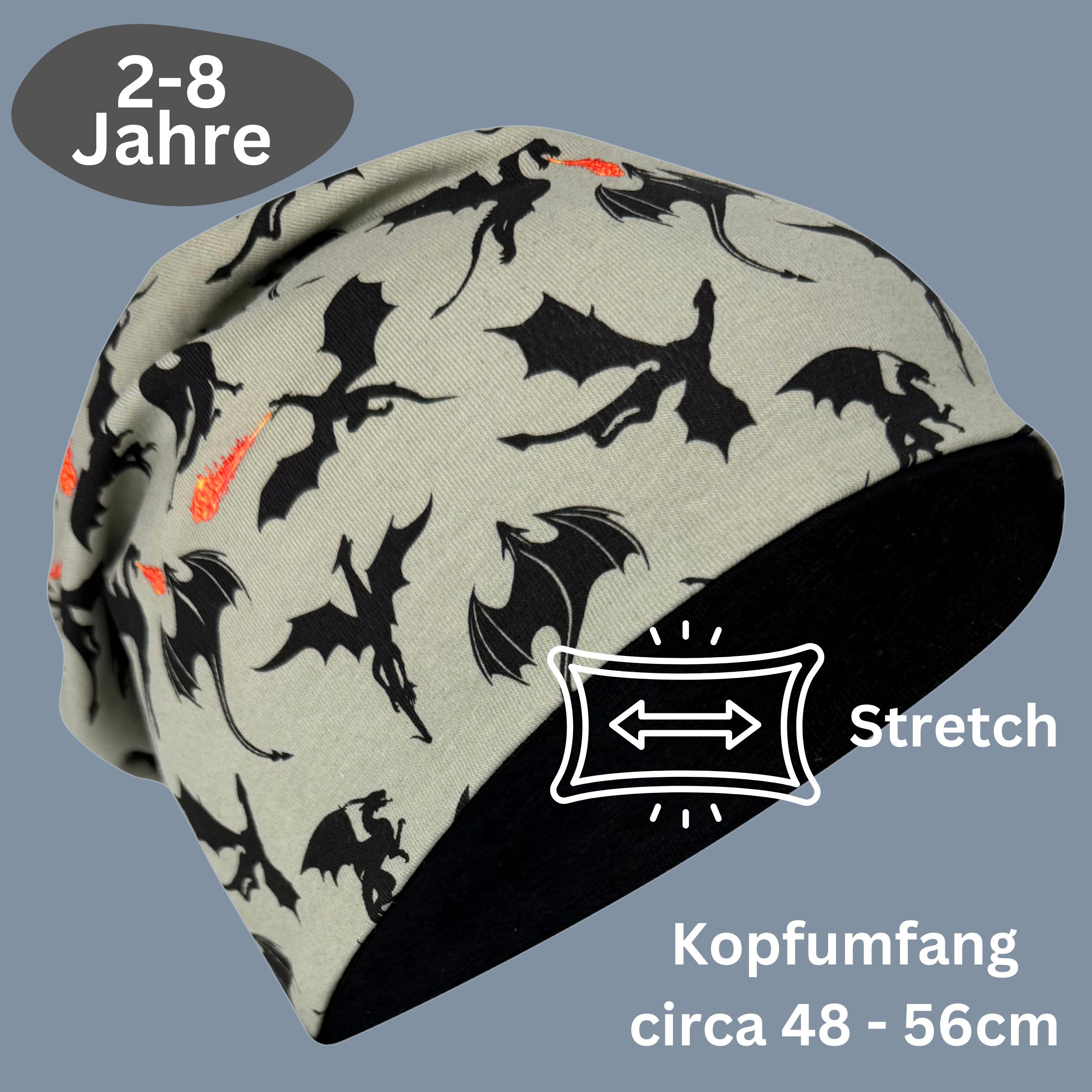 HECKBO Beanie HECKBO Kinder Mädchen Jungen Beanie Mütze & Loop-Schal Set – Bild 3 von 5