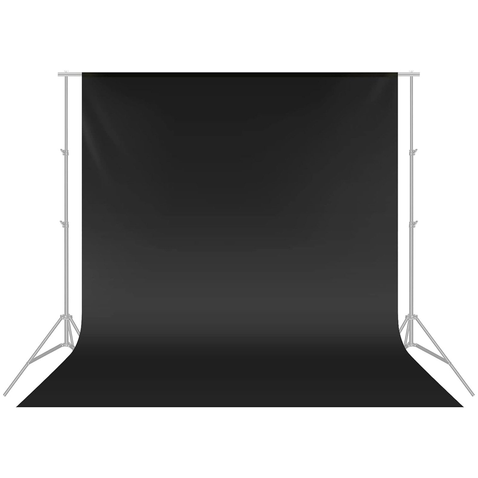 Neewer Hintergrundtuch BD-1012 3 x 3,6M PRO Studio-Hintergrund, Faltbarer, Schwarz, für Fotografie Video und Fernsehen