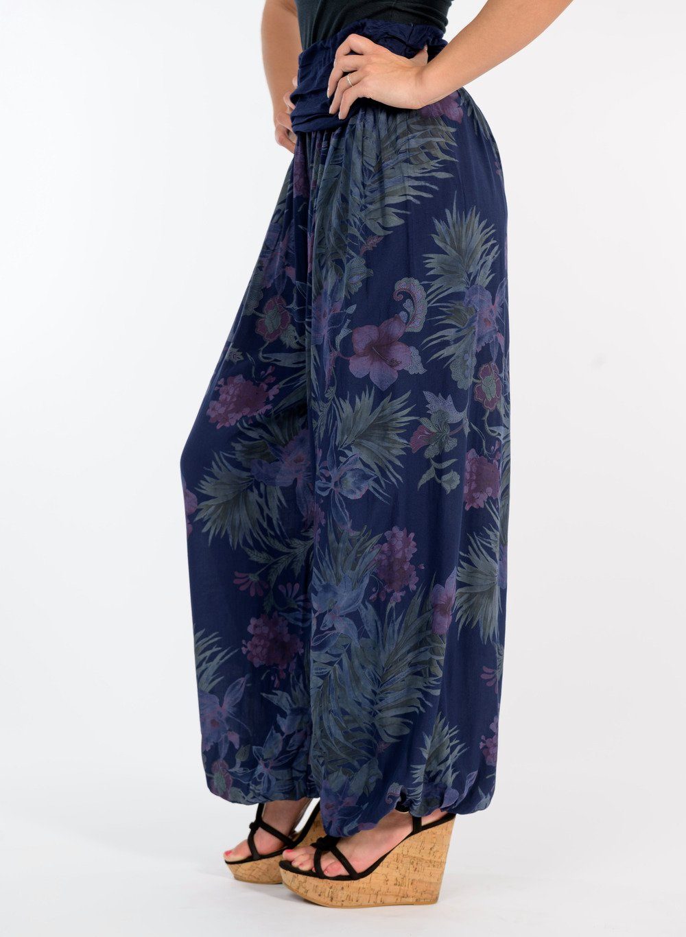 malito more than fashion Haremshose 8939 Aladinhose mit floralem Muster Ein günstig online kaufen