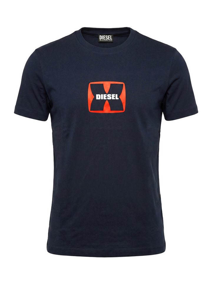 Diesel Rundhalsshirt Slim Fit Logo Shirt - T-DIEGOR-K47