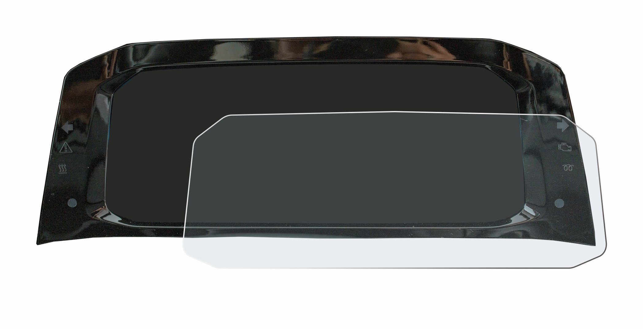 upscreen Reflection Shield Matte Premium Displayschutzfolie für Volkswagen  Tiguan 2021 Digital Cockpit Pro