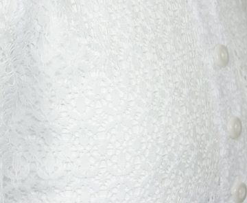 Isar-Trachten Dirndlbluse 'Leya' aus Spitze Kinderbluse 70742, Weiß