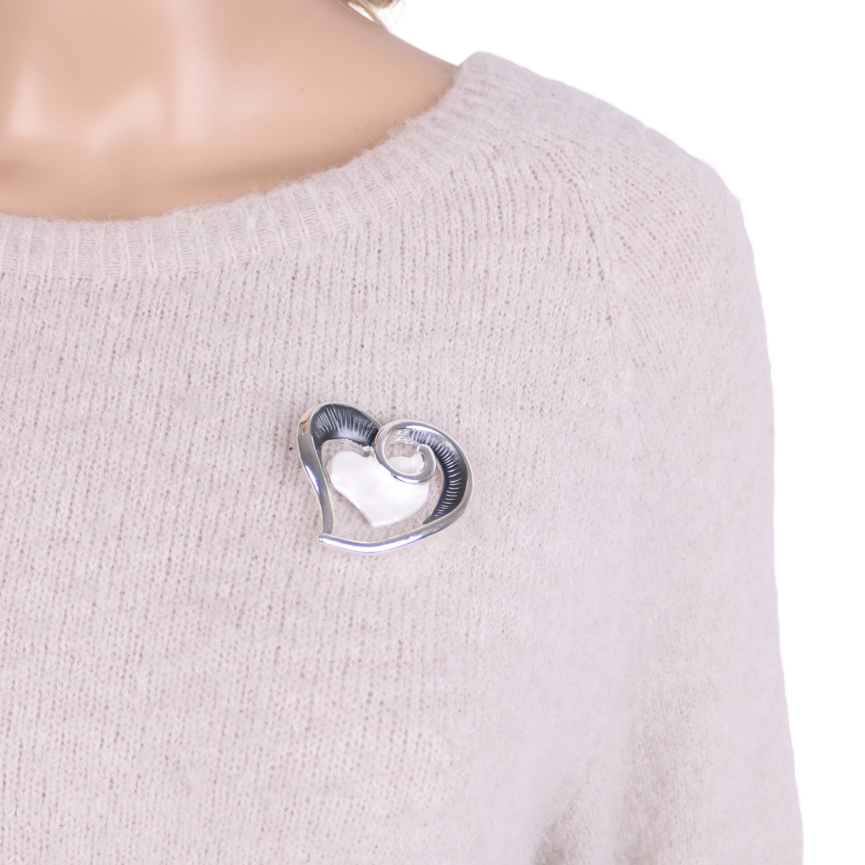 MIRROSI Brosche Magnetbrosche für Damen elegant, wunderschönes Design