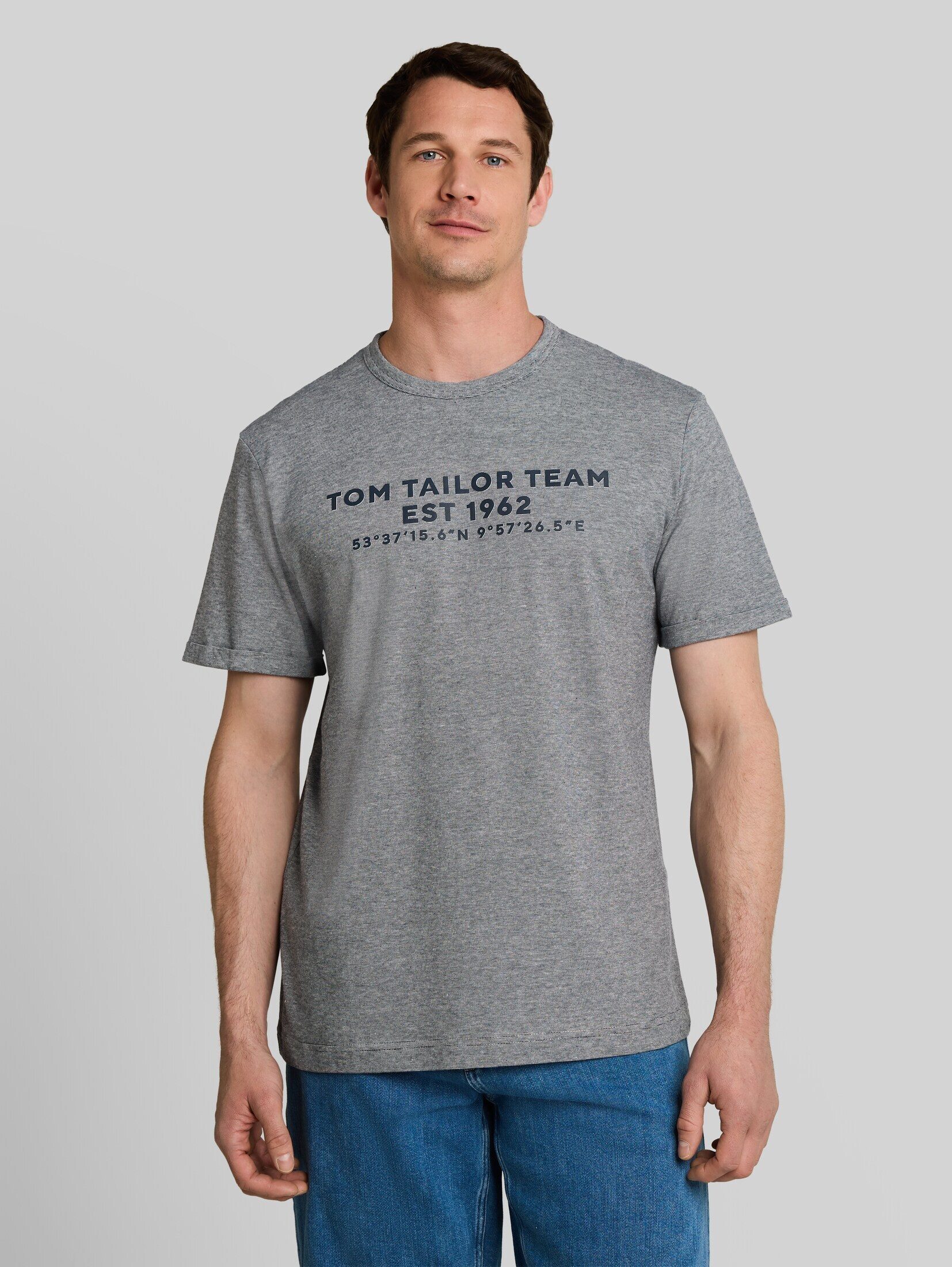 TOM TAILOR T-Shirt T-Shirt T-Shirt mit Logo-Print