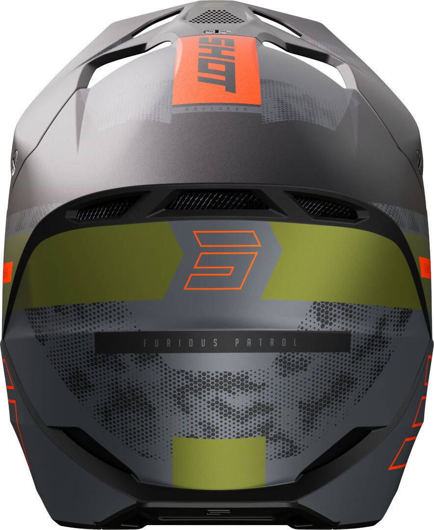 Shot Motocrosshelm Furious Patrol Motocross-Helm, Belüftet