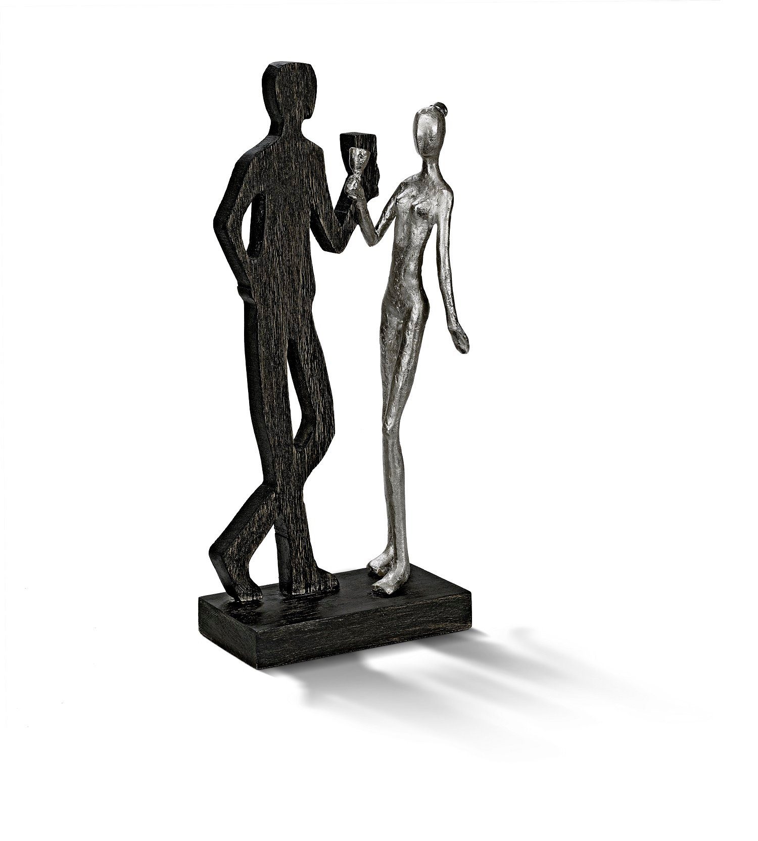 Dekoobjekt Prost Fensterdeko, 42x9x18cm, Moritz Holzdeko Skulptur Cheers Wanddeko, Tischdeko, Skulptur Holz,
