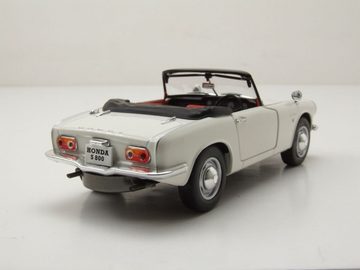 Whitebox Modellauto Honda S800 Cabrio 1966 weiß Modellauto 1:24 Whitebox, Maßstab 1:24