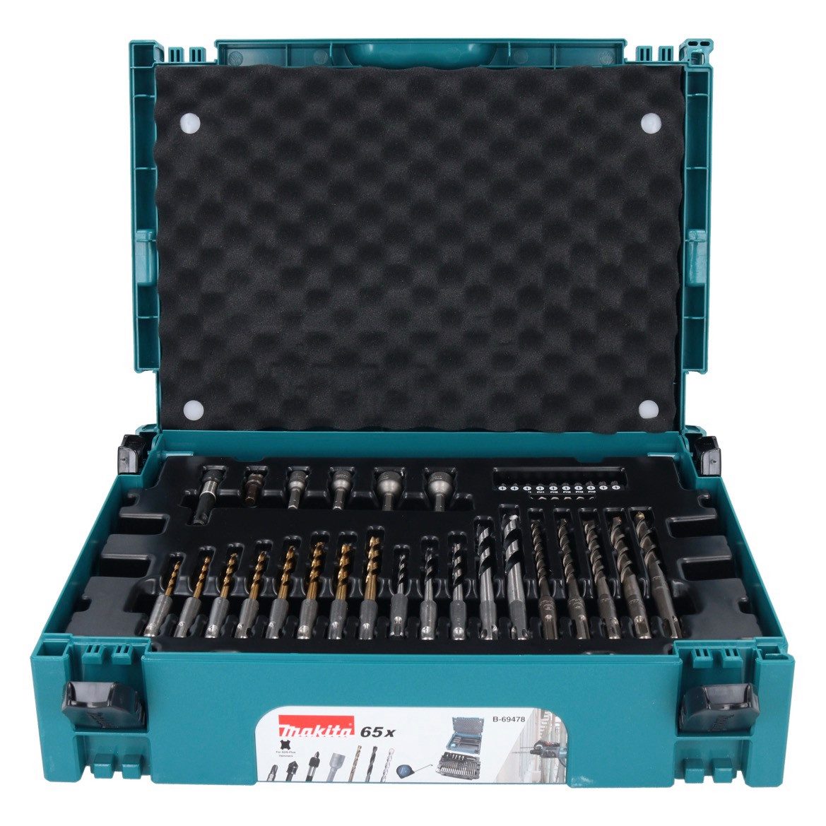 Makita Bohrer- und Bit-Set SDS-plus Bit und Bohrer Set 65 tlg. + Makpac (B- günstig online kaufen