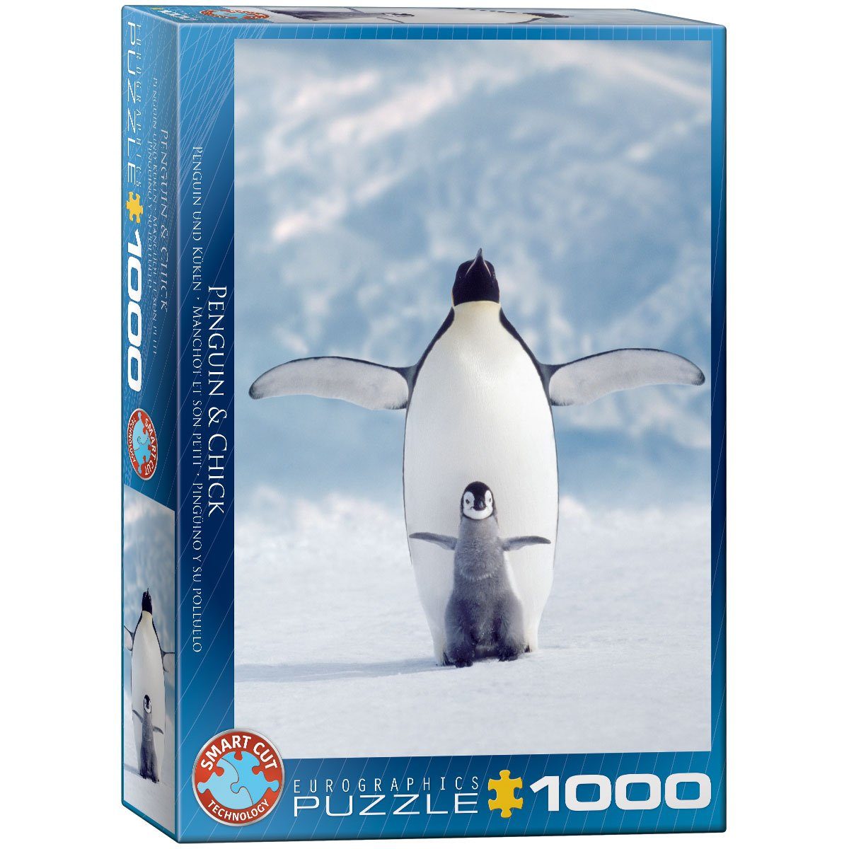 EUROGRAPHICS Puzzle Penguin & Chick 1000-Teile Puzzle, 1000 Puzzleteile