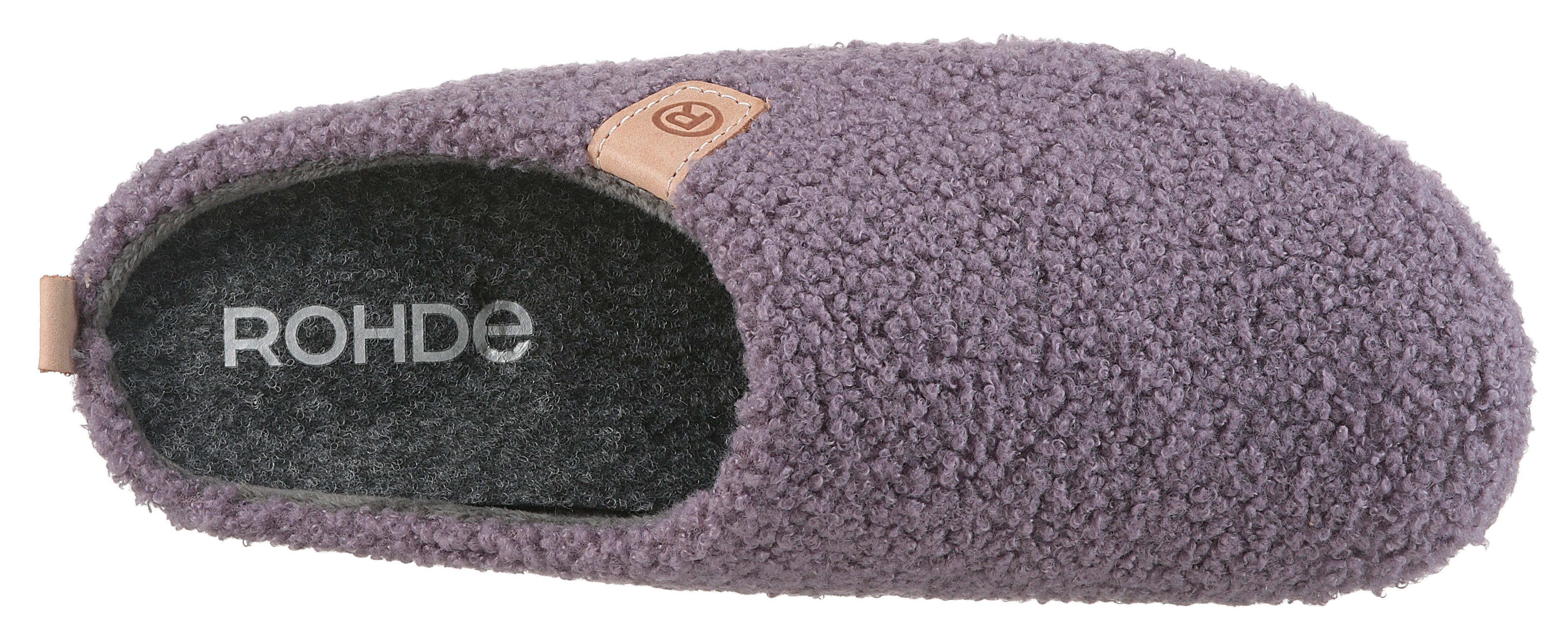 Rohde TIVOLI-D Pantoffel, Hausschuh, Schlappen, Clog mit Anziehlasche
