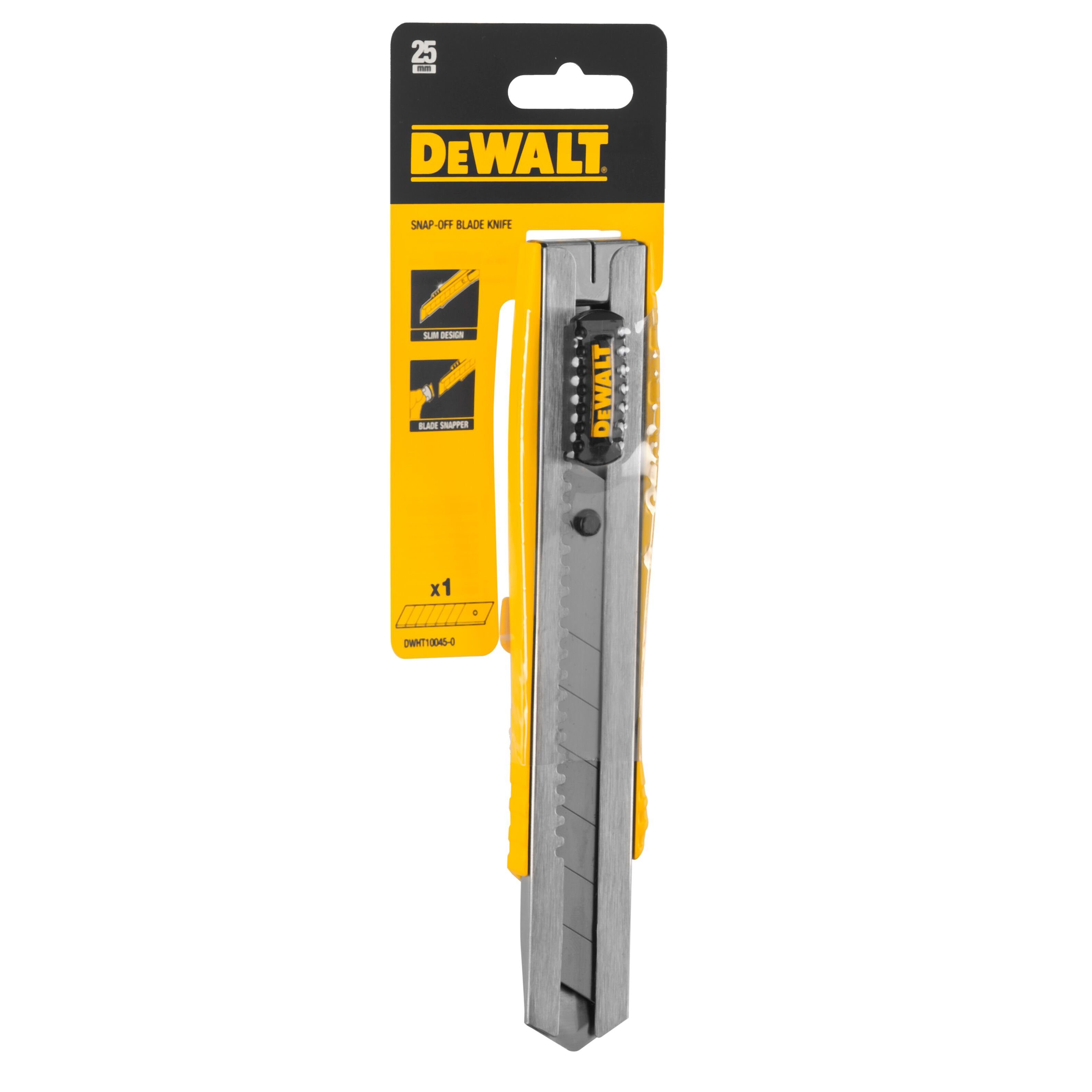 DeWalt Cuttermesser DWHT10045-0 Cutter mit 25mm Abbrechklinge