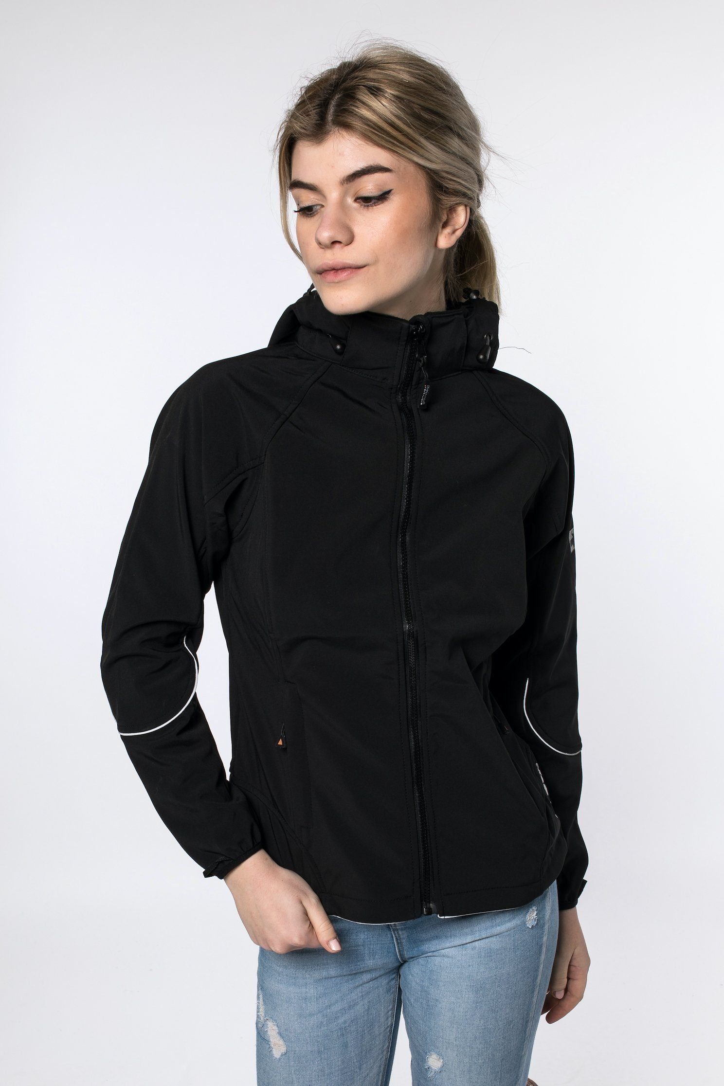 Softshelljacken | Schwarze Wolfskin Damen Jack OTTO für kaufen