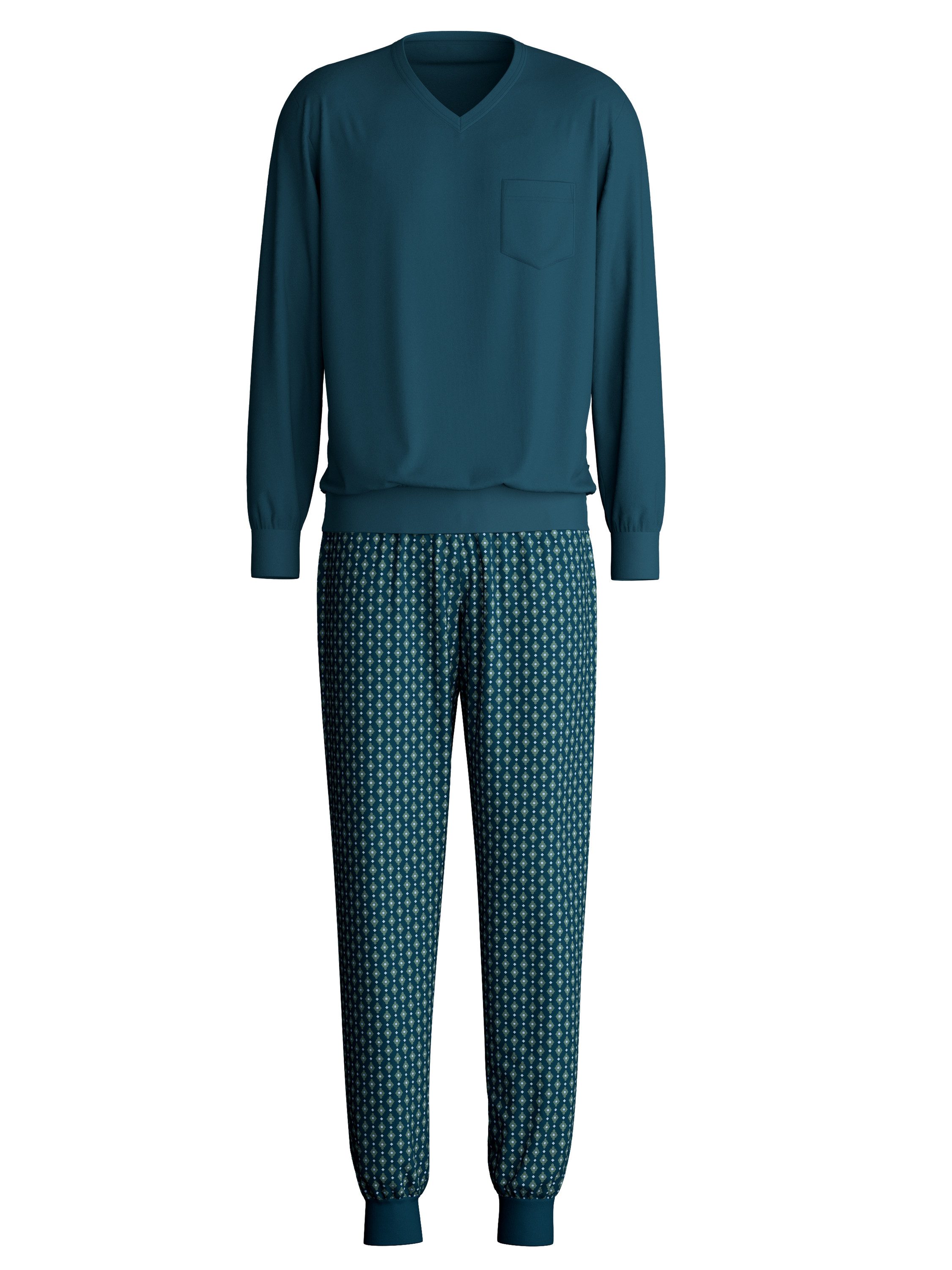 CALIDA Pyjama Relax Imprint Herren (2 günstig online kaufen
