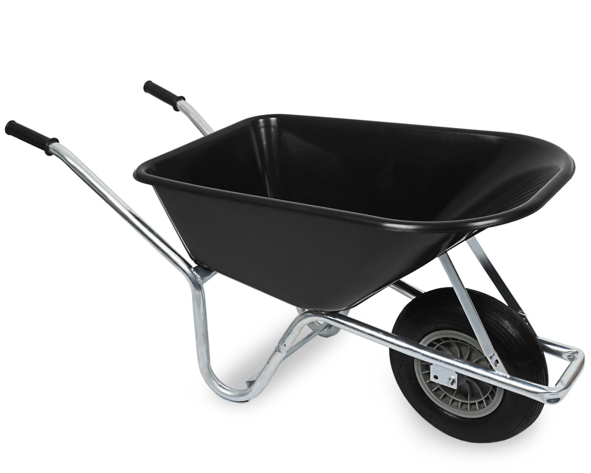 ONDIS24 Schubkarre Gartenschubkarre Schubkarre Bauschubkarre verzinkt 100/120 Liter