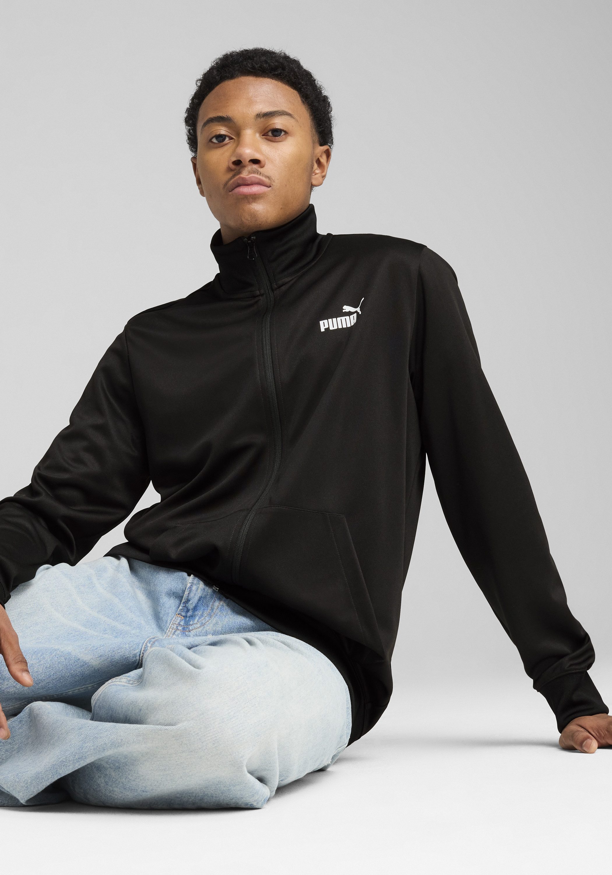 PUMA Trainingsjacke ESS NO. 1 LOGO POLY TRACK JACKET mit Eingrifftaschen, m günstig online kaufen