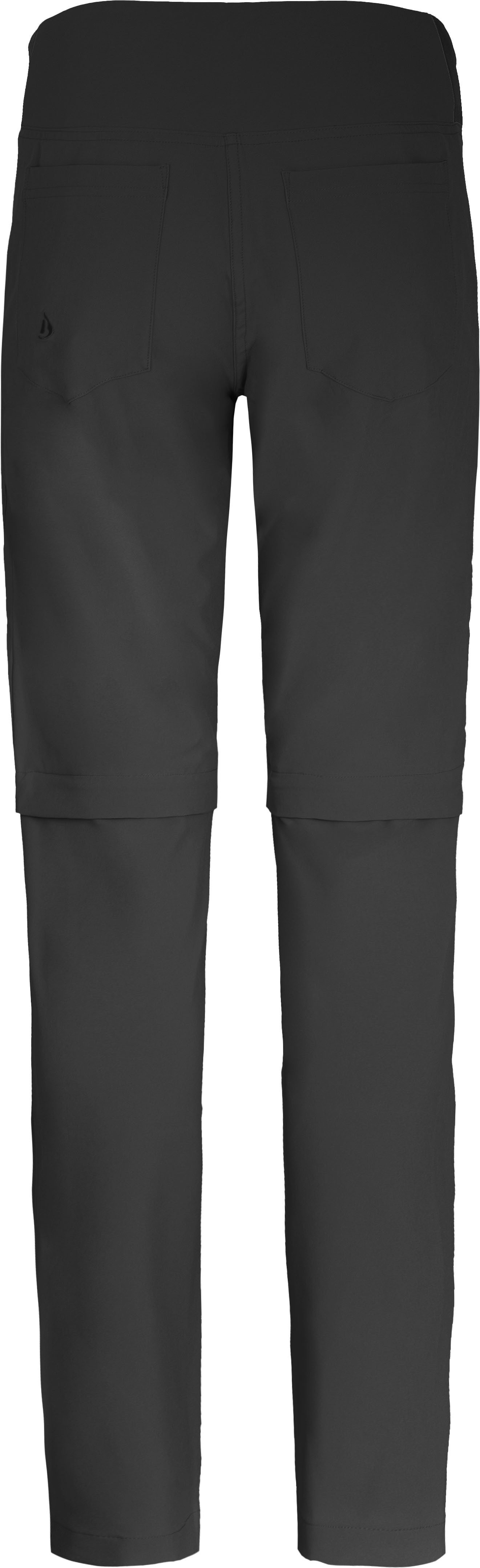 Bergson Outdoorhose AALBORG Vario Zipp-Off (slim) Damen Wanderhose, recycelt, elastisch, sportlich, Normalgrößen, schwa