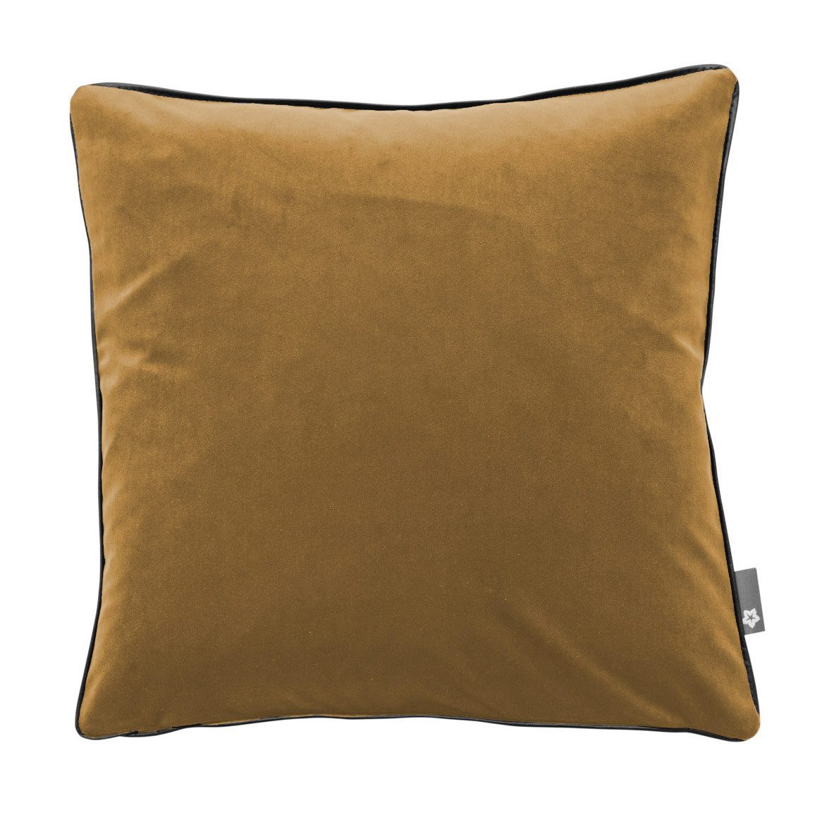 PICHLER Kissenhülle Samtkissen mit Keder uni Kissenhülle 2er Set 51 x 51 cm SALON Rechtec, (2 Stück), Kissenbezug für Dekokissen Zierkissen Kissenhülle