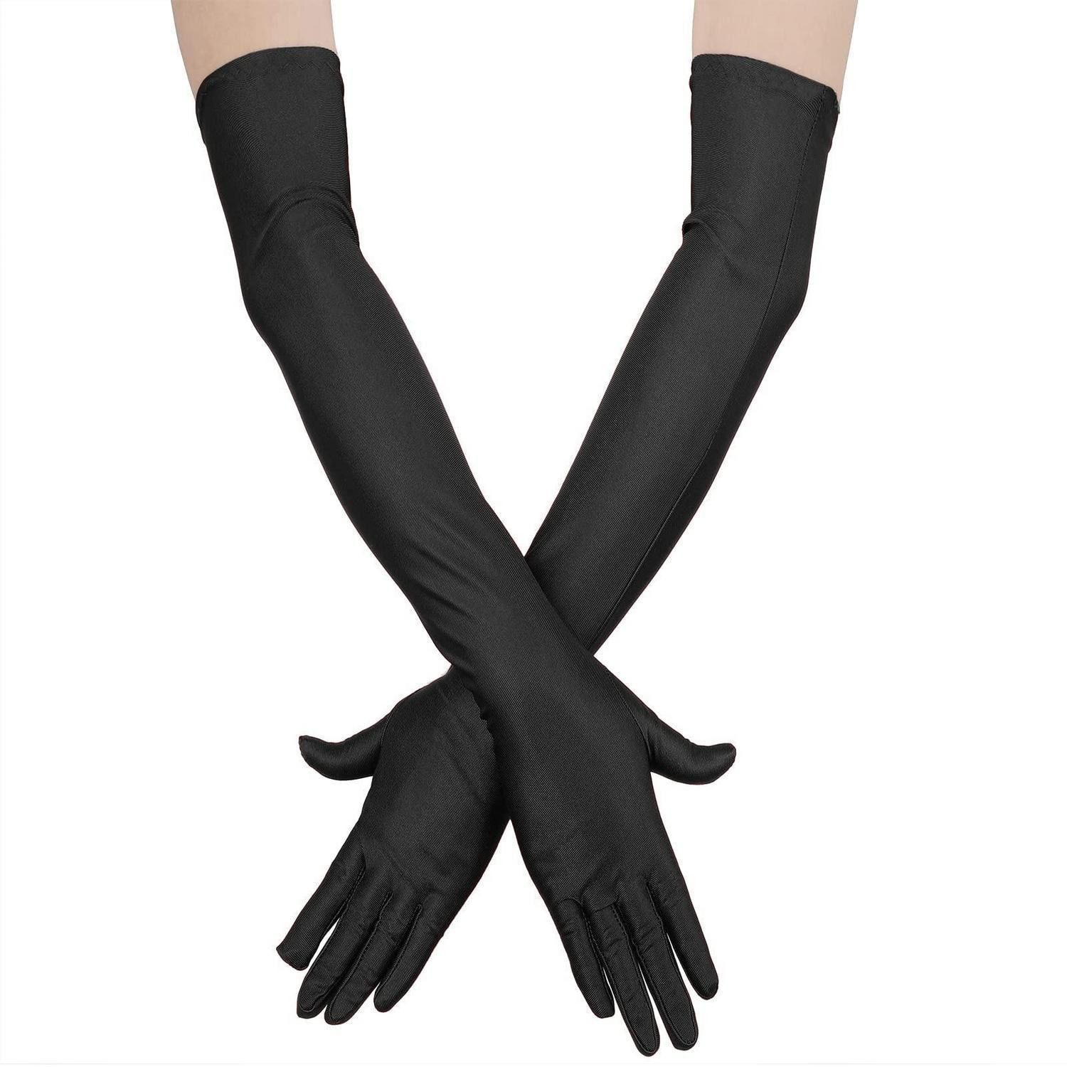 LuxusKollektion Abendhandschuhe Handschuhe Damen Satin Lang Abend Braut Tanz Oper (1-St)