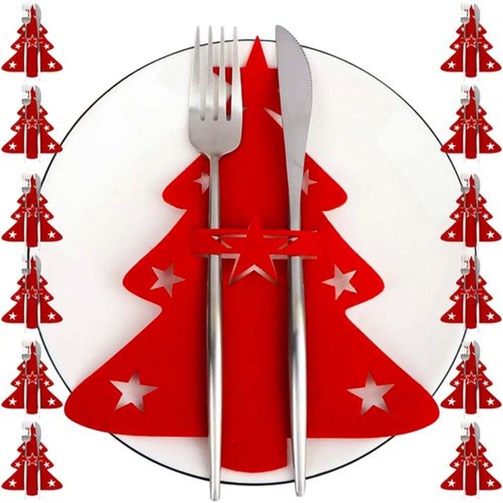 Ruhhy Besteckhalter Tischdekoration Weihnachtsbesteck, (Spar-Set, 1-tlg., günstig online kaufen