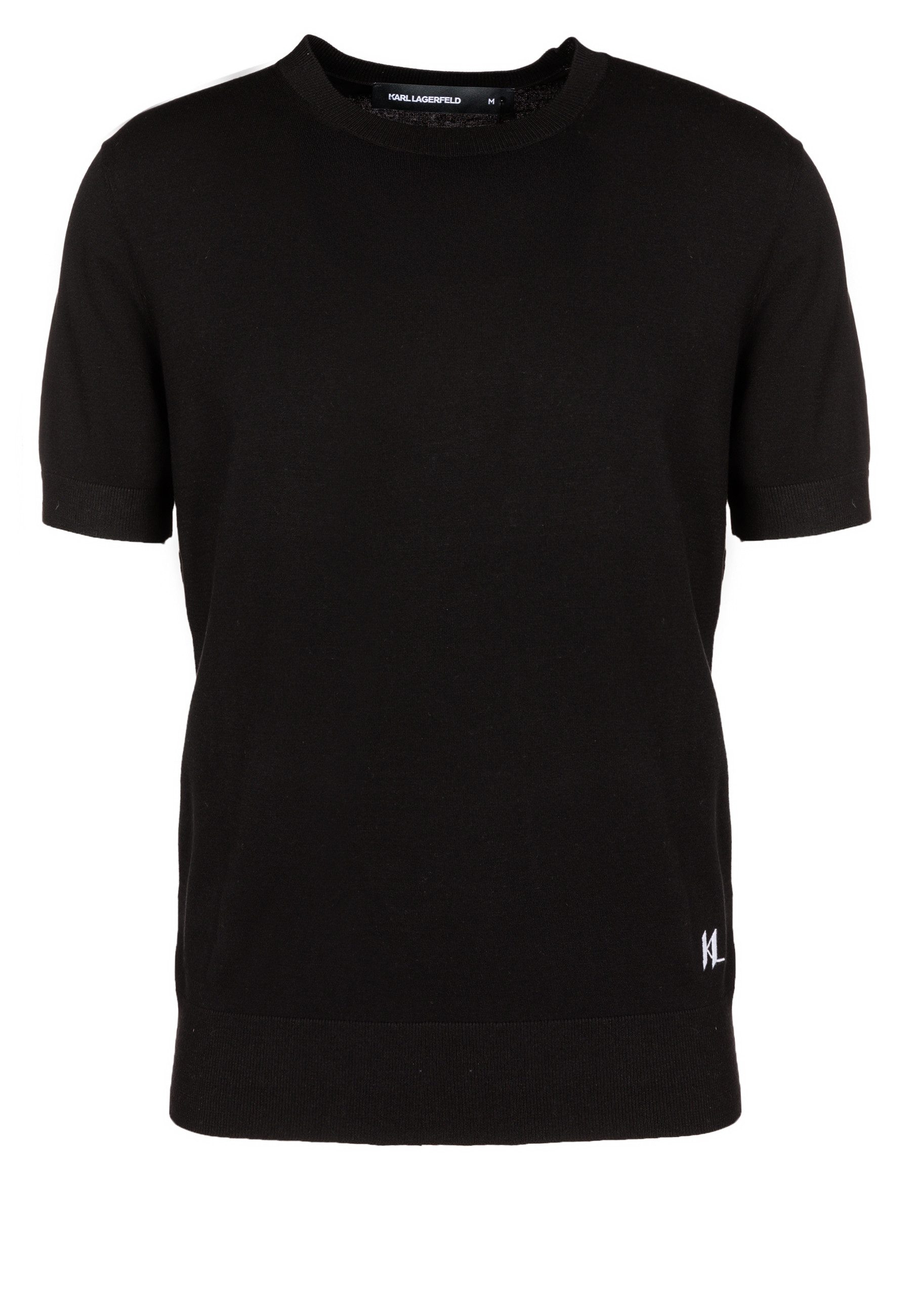 LAGERFELD Strickpullover mit Monogramm-Stickerei (1-tlg)