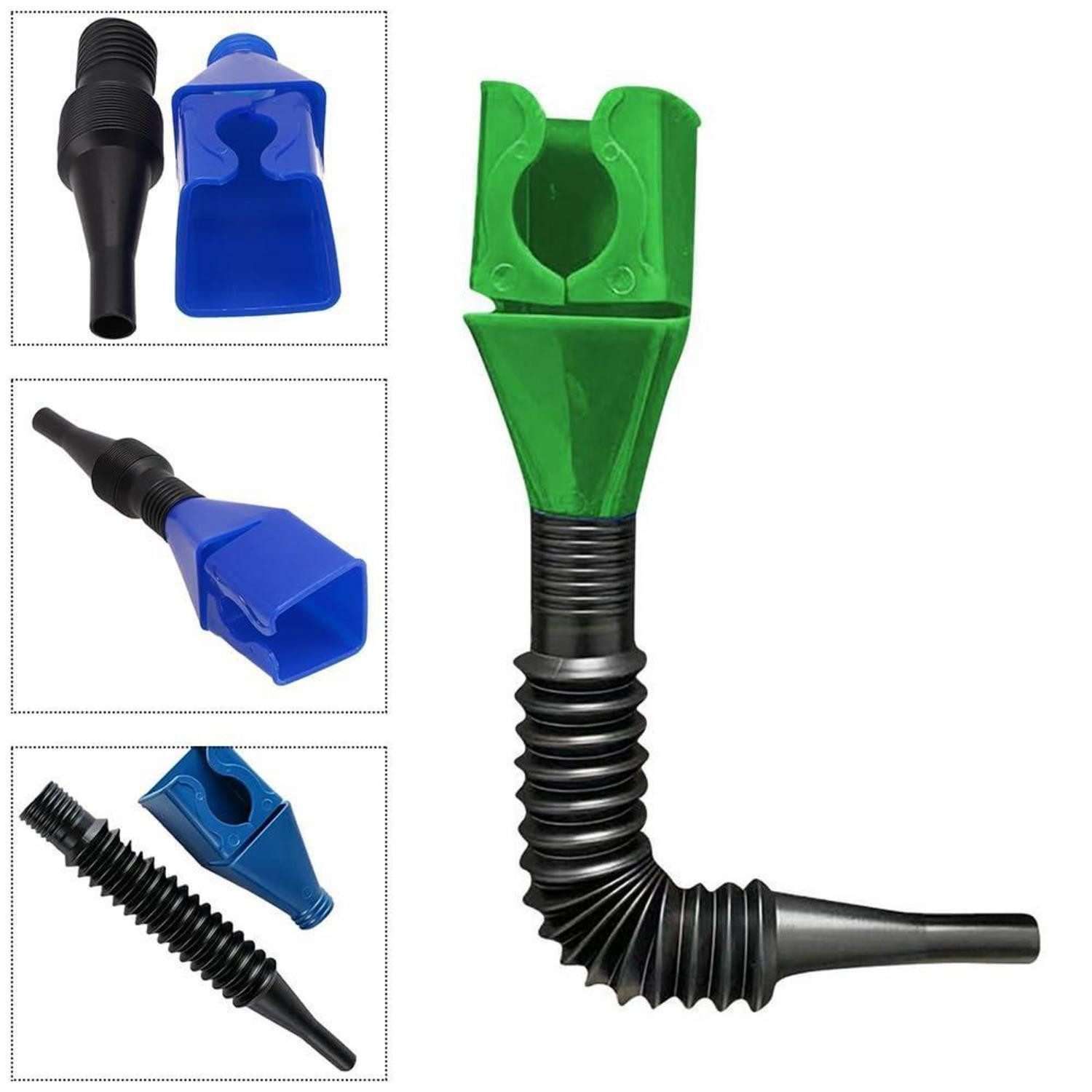 LuxusKollektion Öltrichter Trichter flexibler Schlauch Universal Auto Benzin Öl