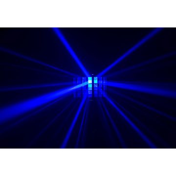 JB Systems LED Scheinwerfer, Party Derby 4 x 3W RGBW 16 x 0,6W Flash Strahleneffekt - Showeffekt
