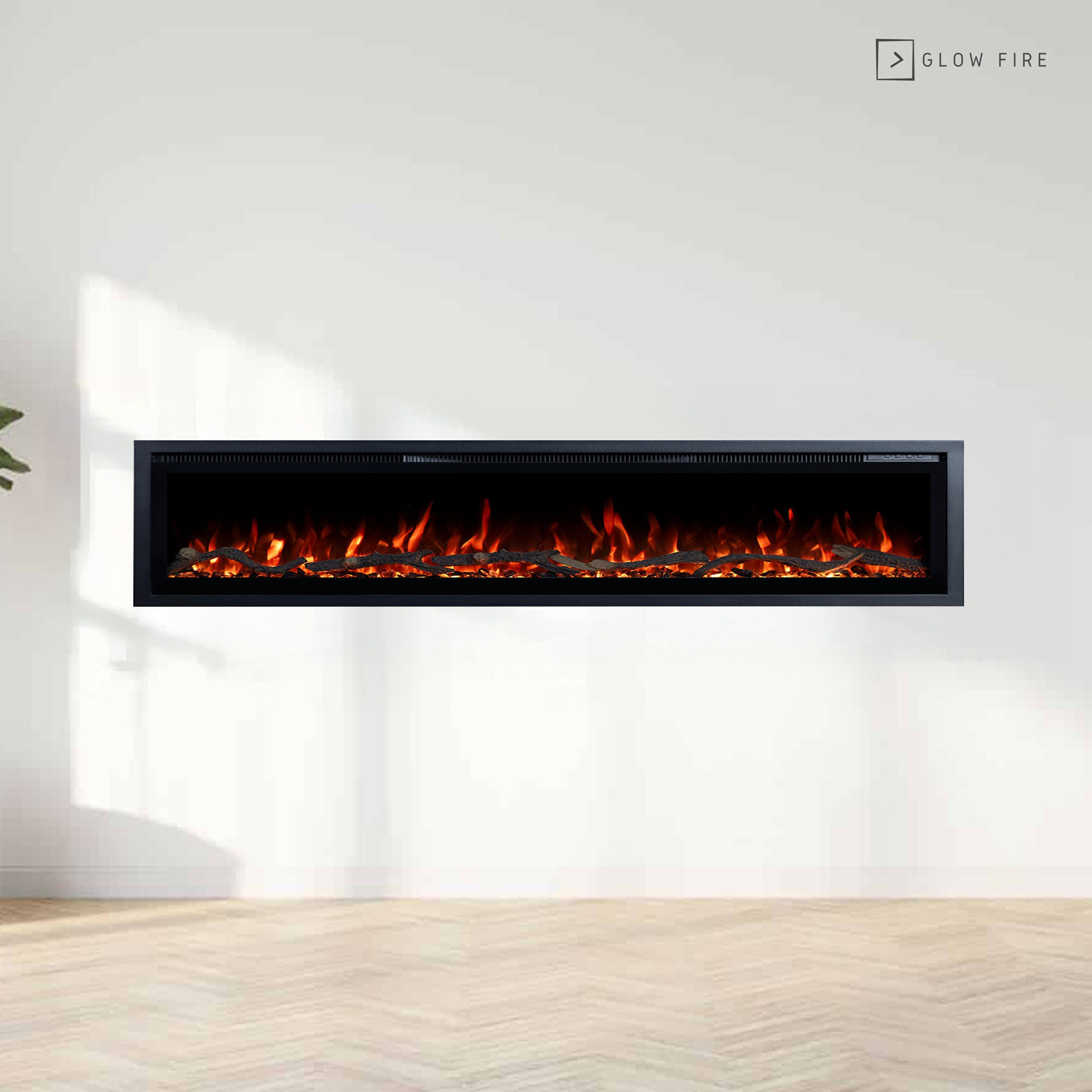 GLOW FIRE Elektrokamin GF Core Wandkamin mit 3D Feuer und Heizung (Thermost günstig online kaufen
