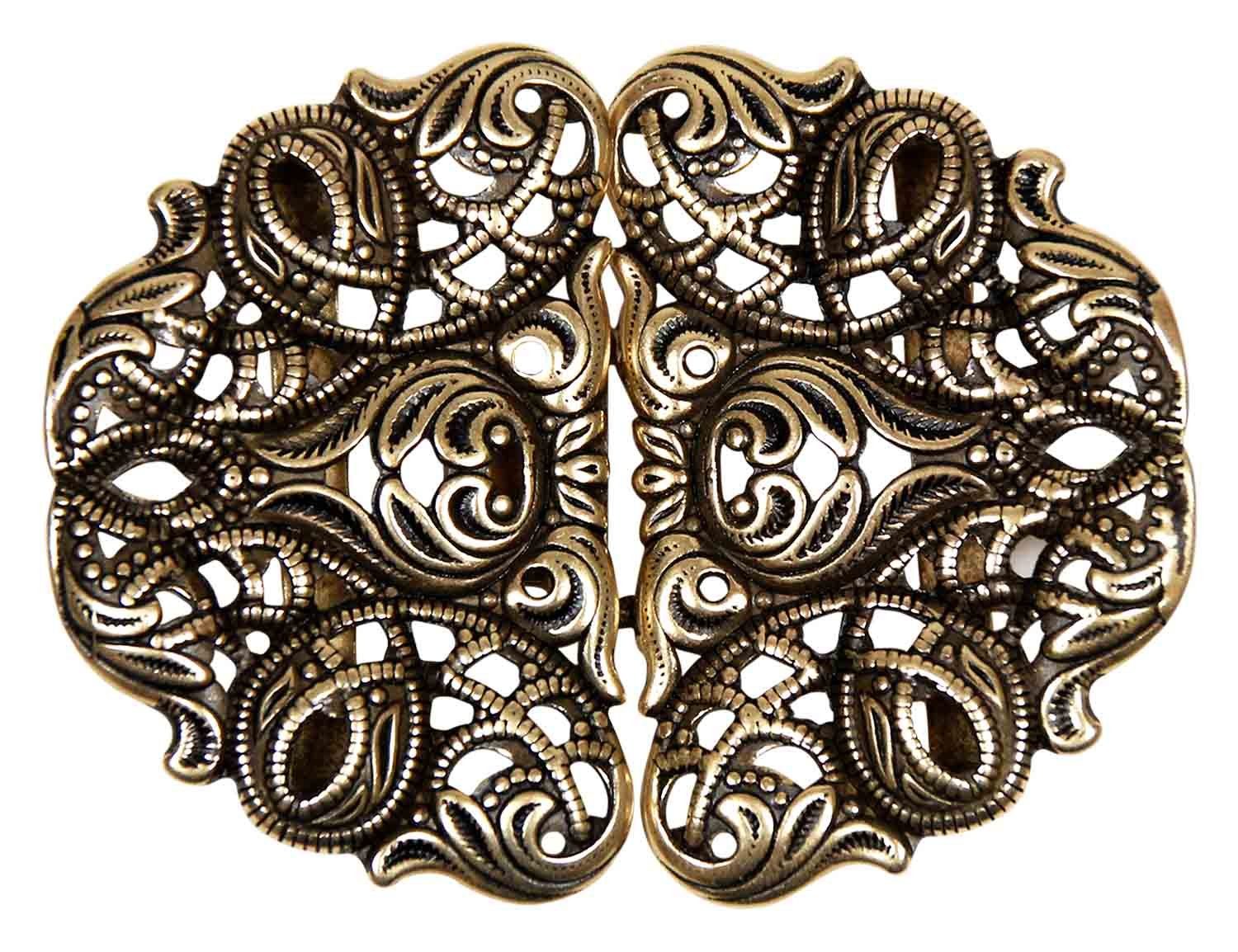 Trachtenland Gürtelschnalle Dirndlschürzenschließe 'Bennett' mit Ornamenten günstig online kaufen