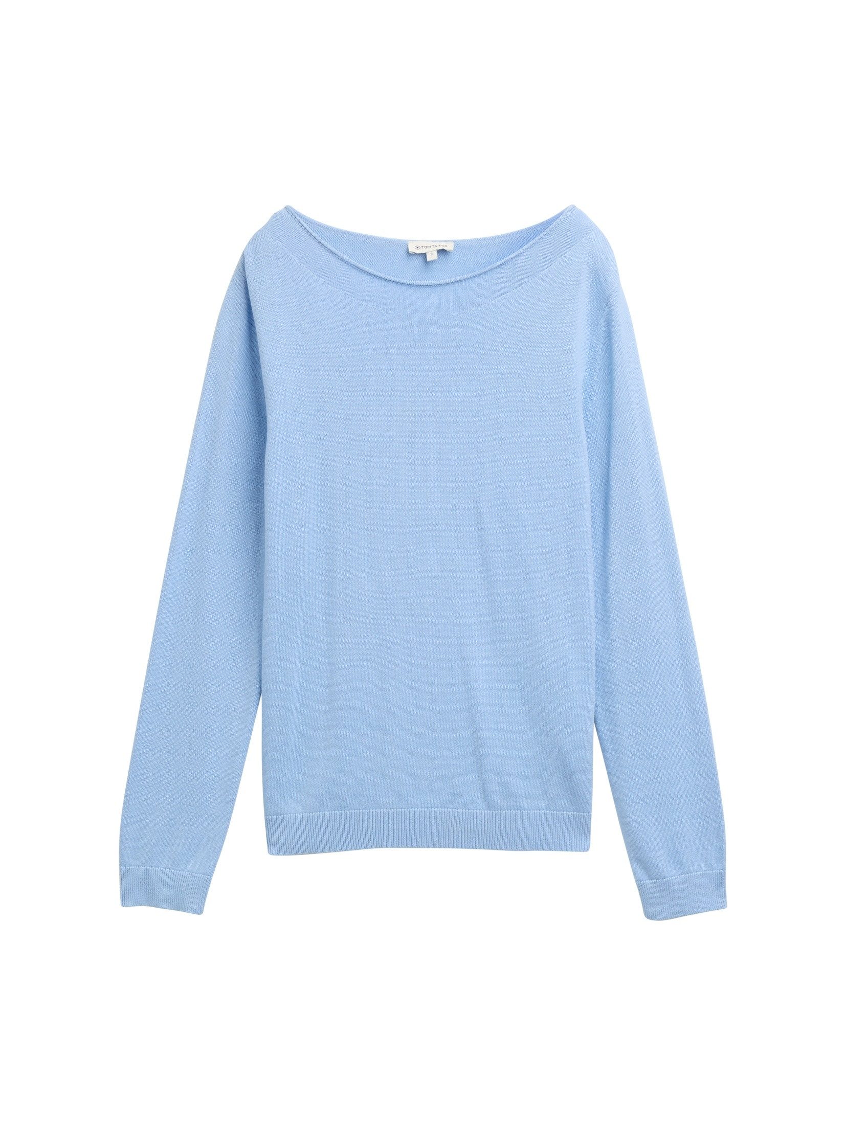TOM TAILOR Strickpullover Strickpullover mit U-Boot-Ausschnitt günstig online kaufen