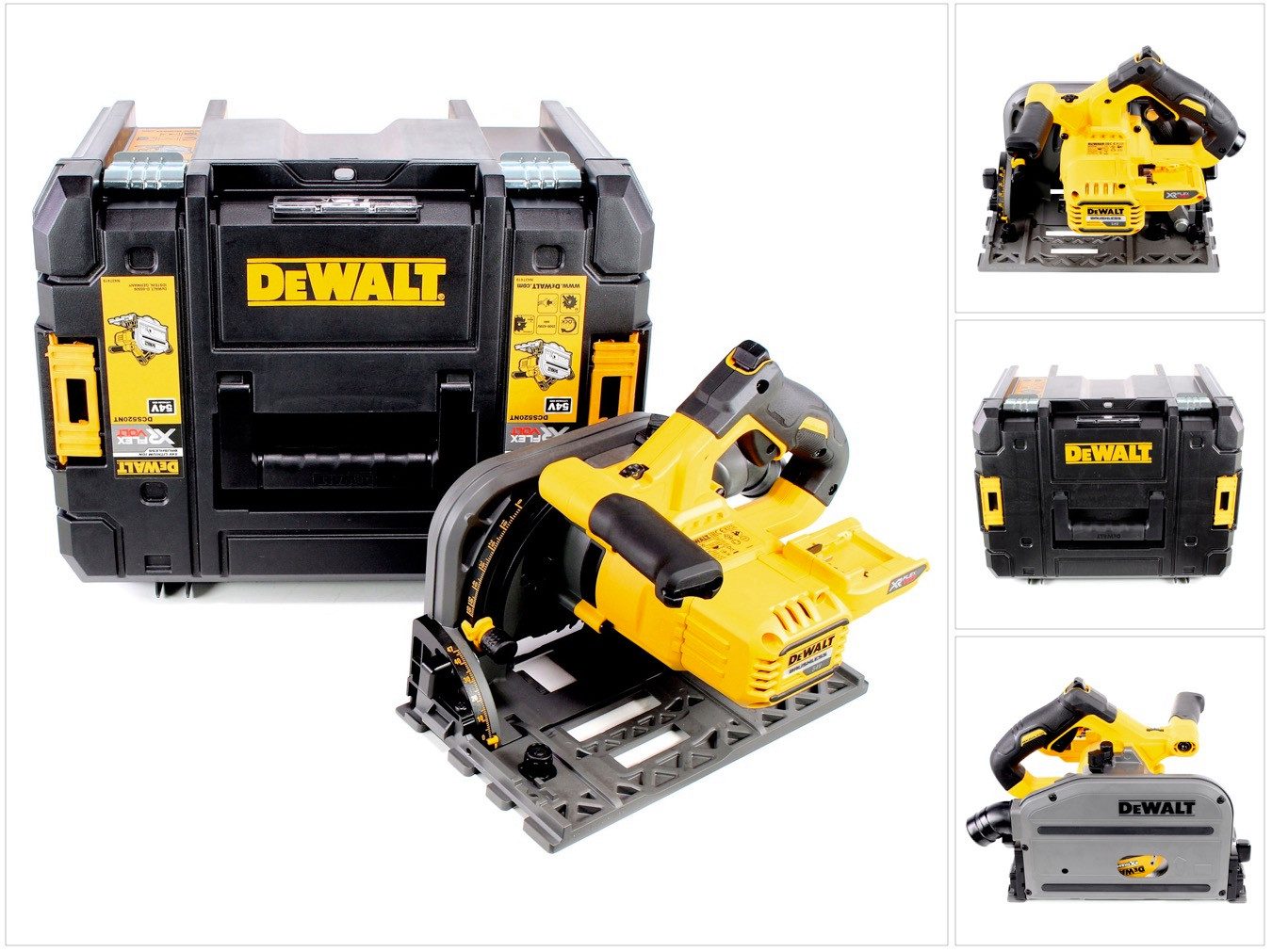 DeWalt Akku-Tauchsäge DCS 520 NT Akku Tauchsäge 54 V Flexvolt 165 mm + TSTAK - ohne Akku, o
