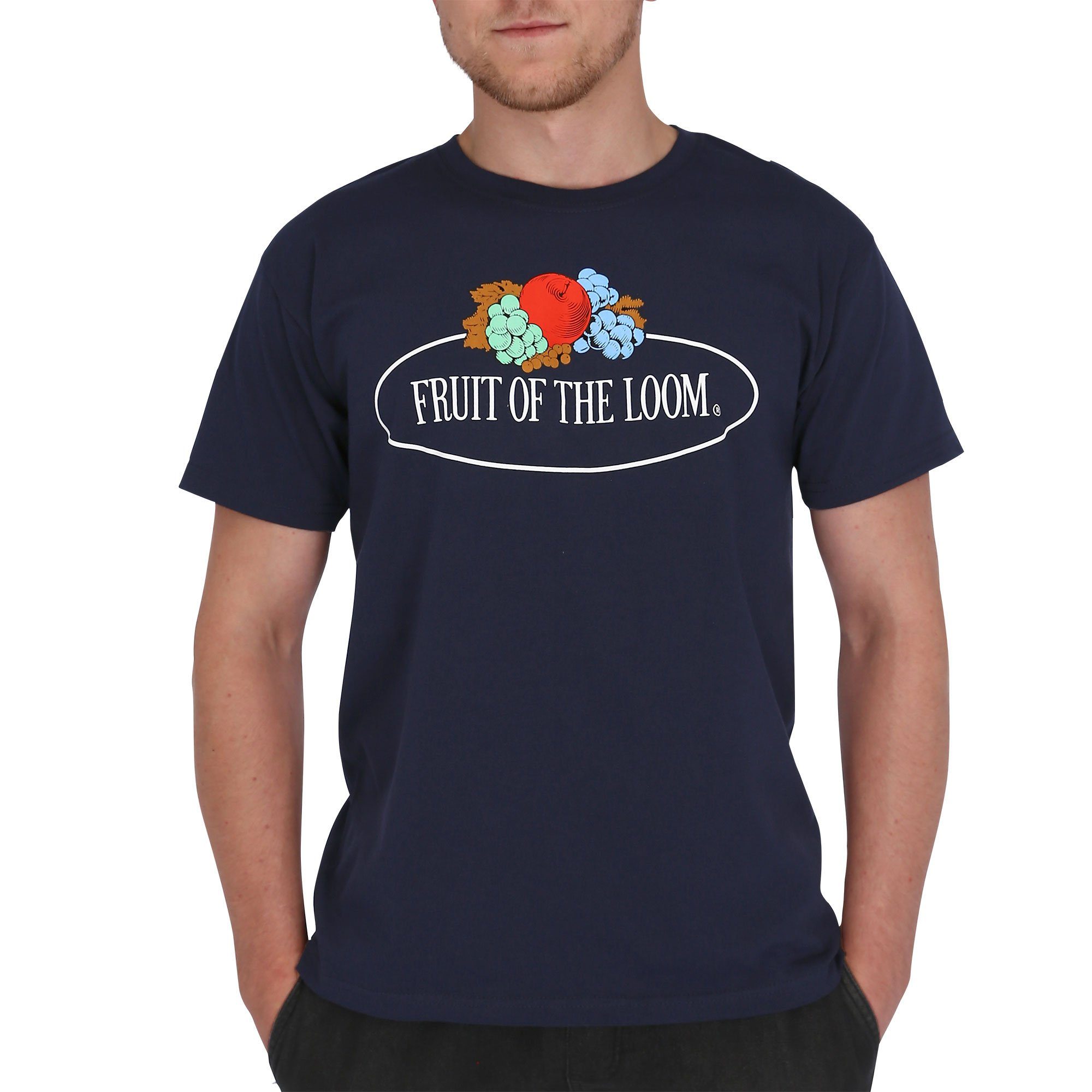 Fruit of the Loom Rundhalsshirt Fruit of the Loom Fruit of the Loom T-Shirt mit Vintage Logo