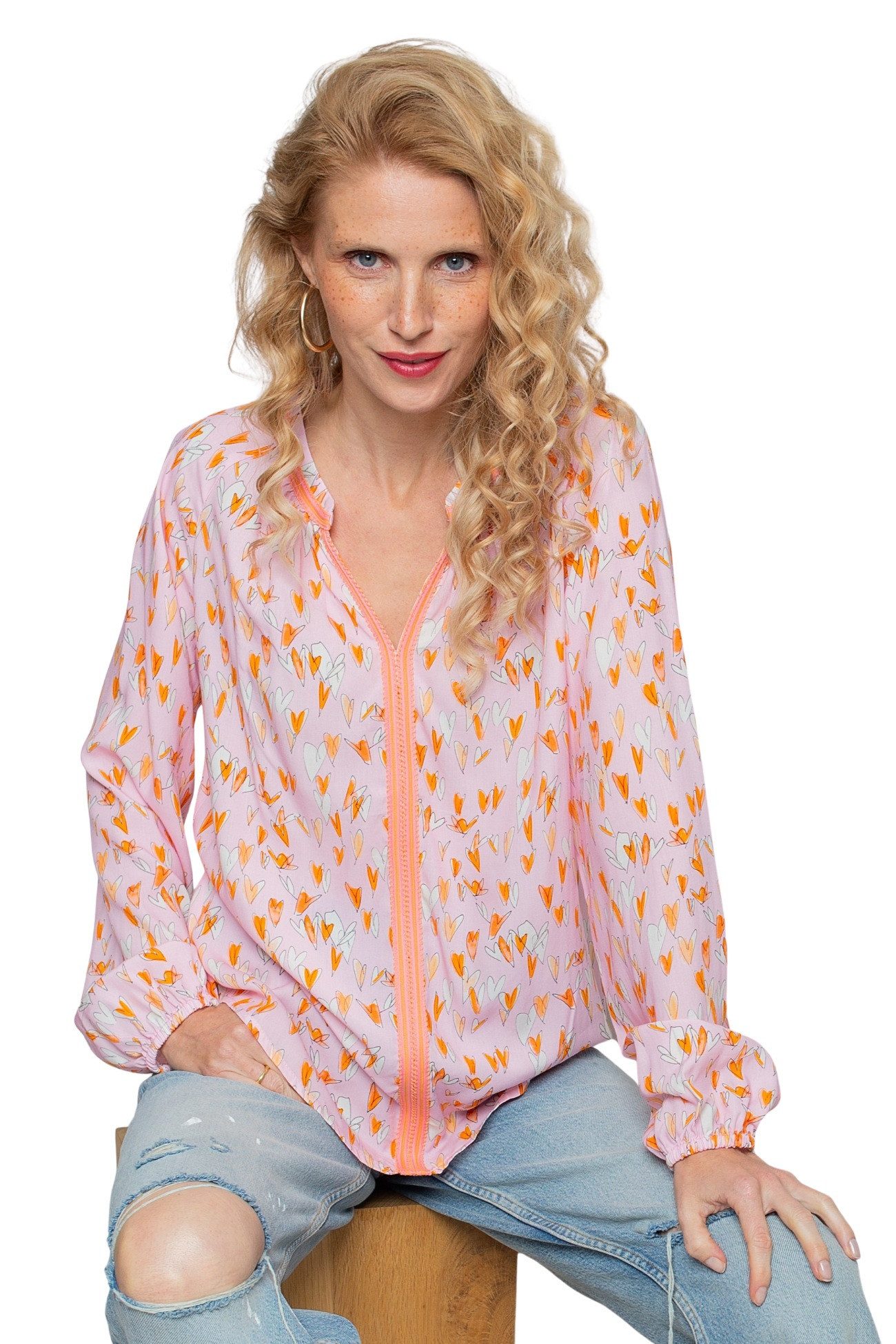 Emily Van Den Bergh Schlupfbluse Damenbluse 8861-884 günstig online kaufen