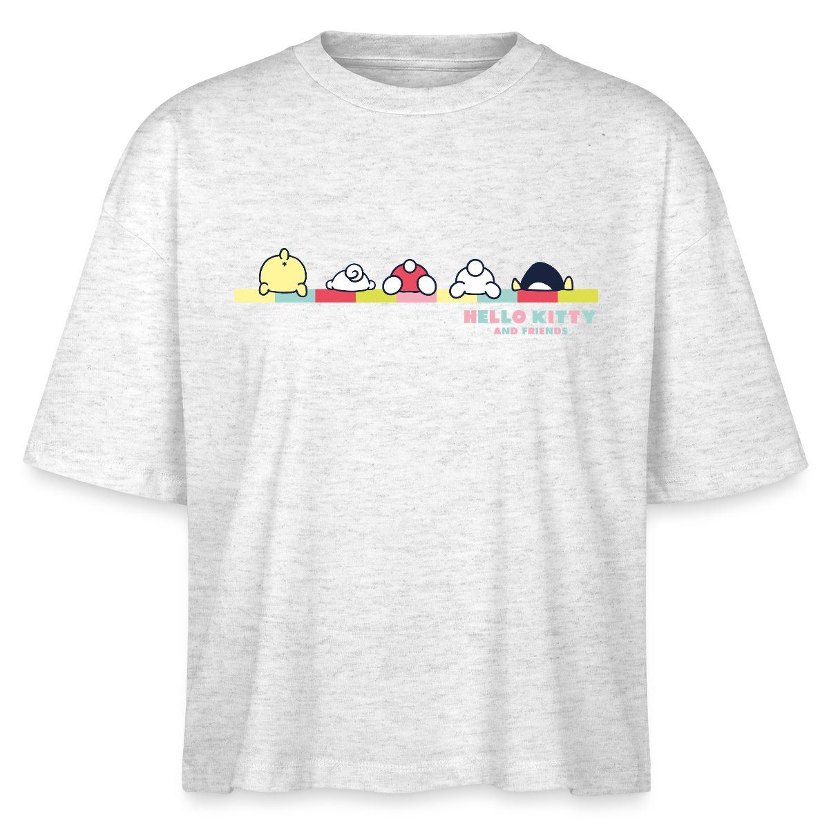 T-Shirt Hello Kitty And Friends Pose Boxy Shirt Damen