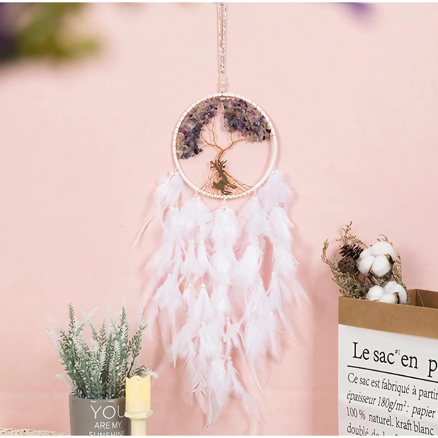 LuxusKollektion Traumfänger Traumfänger Kinder Reinweiß (1 St)