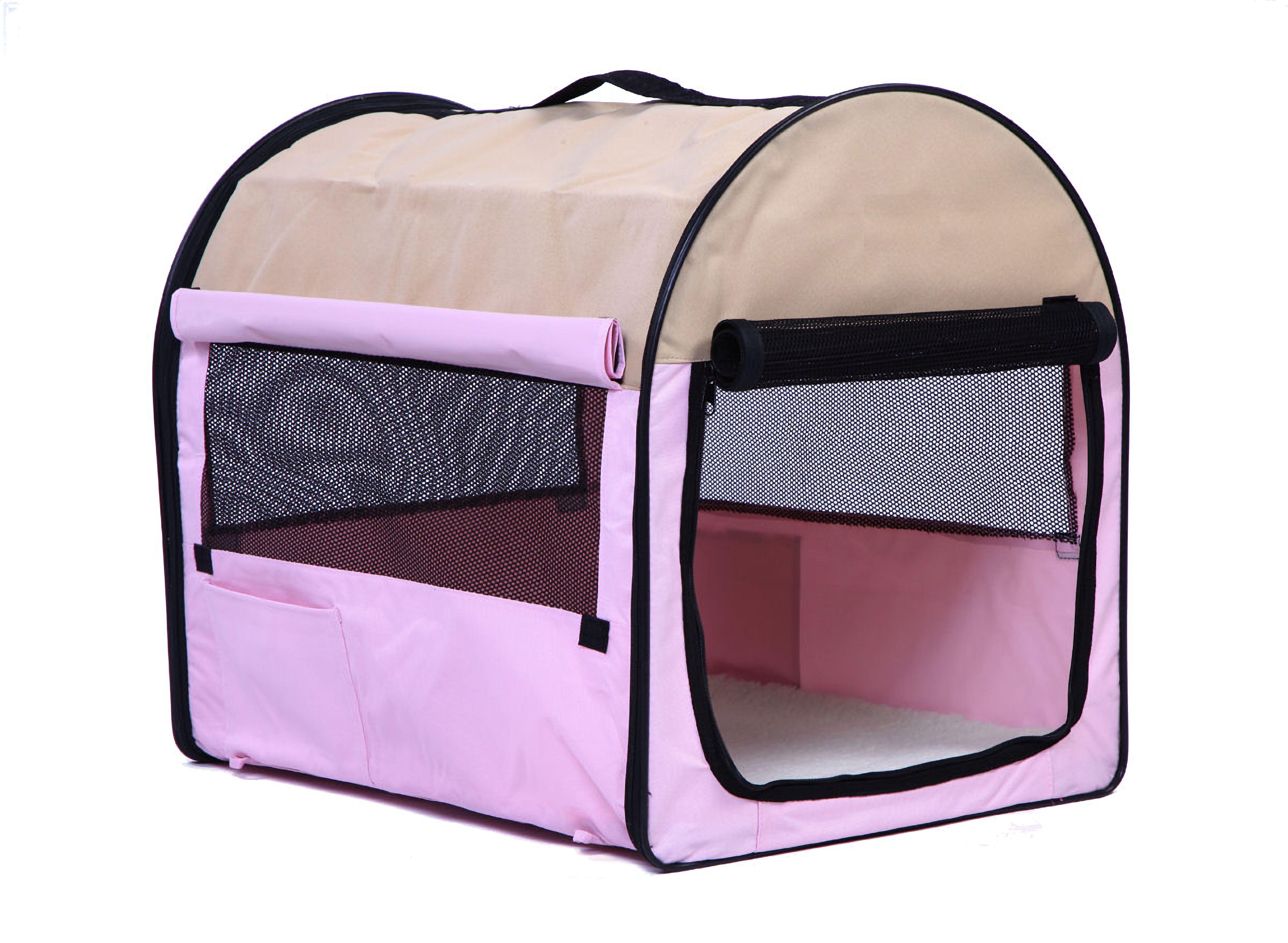 BruKa Tiertransportbox Rex Hundebox Hundetransportbox faltbar Autotransportbox Katzen Hunde, verschieden Farben und Größen erhältlich