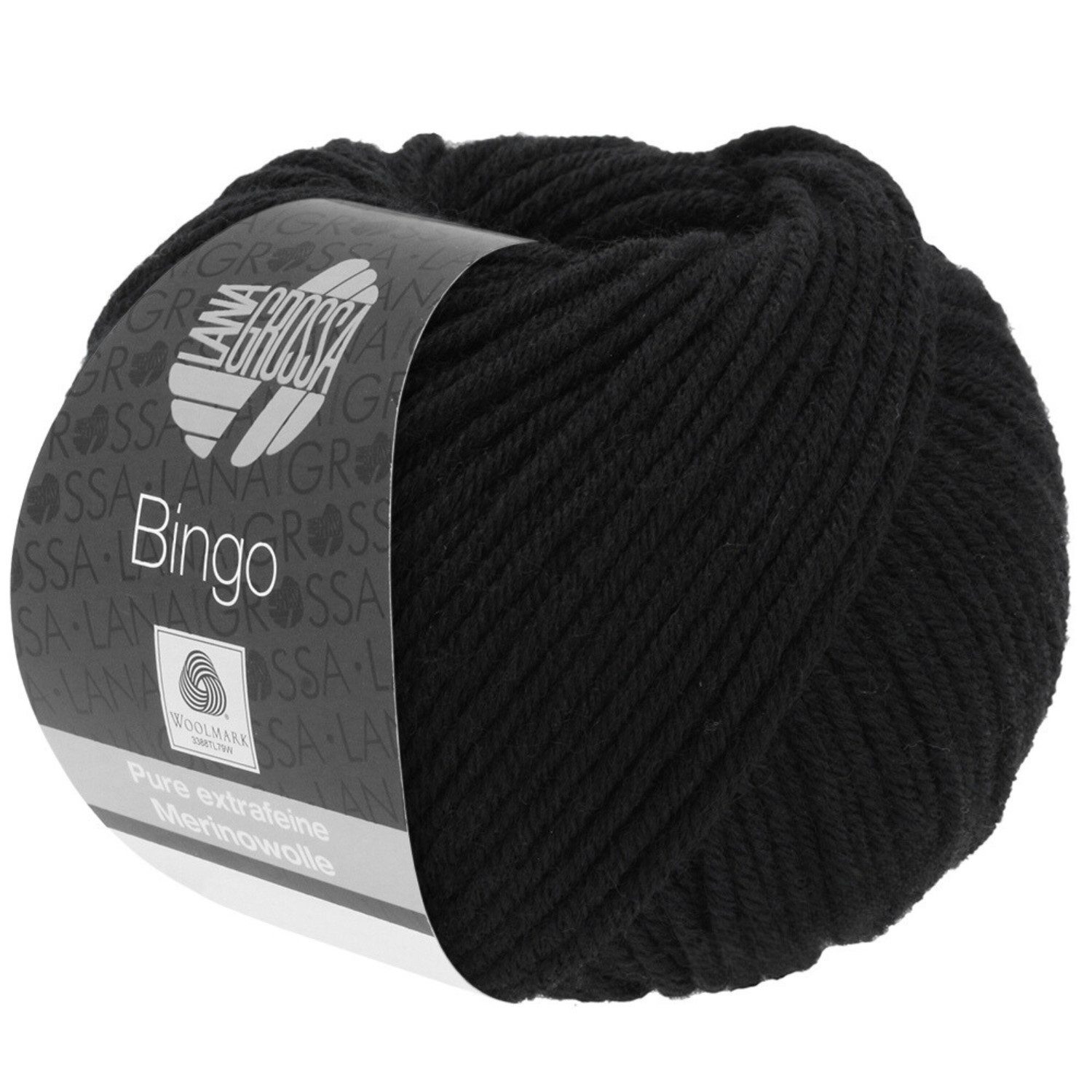LANA GROSSA BINGO Häkelwolle, 80 m (extrafeine Merinowolle, waschmaschinenfest, für alle Strickprojekte), 50 g