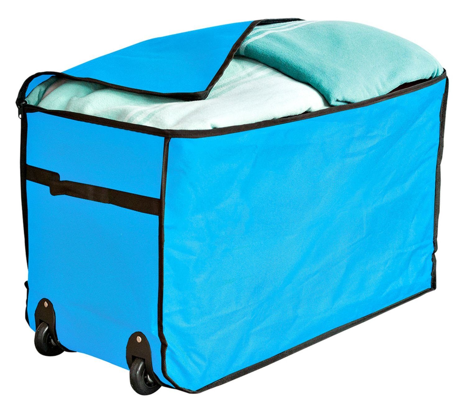 BURI Aufbewahrungsbox Aufbewahrungstrolley blau Einkaufsroller Koffer günstig online kaufen