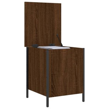 vidaXL Sitzbank Sitzbank mit Stauraum Braun Eiche 40x42,5x50 cm Holzwerkstoff