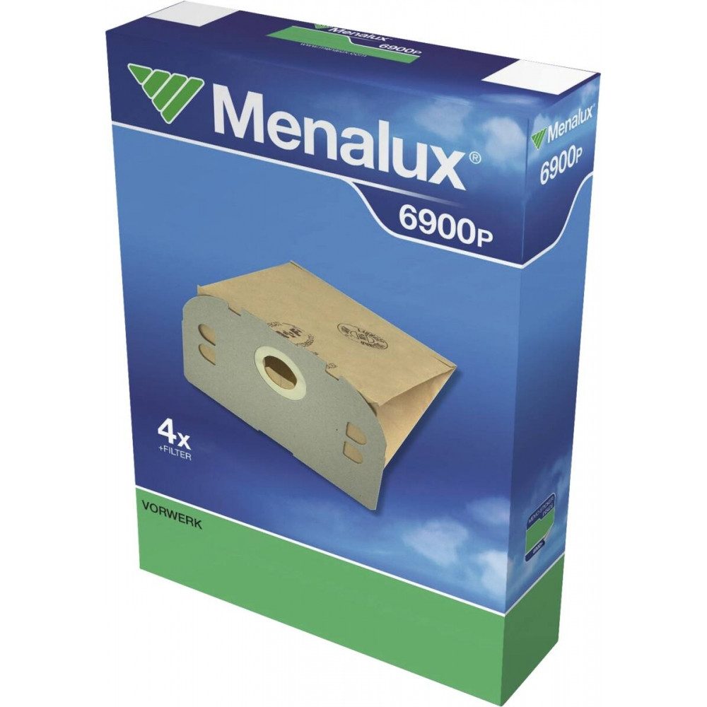 Menalux Пилесборники 6900P - Пилесборники - weiß, passend für Menalux, 4er- Pack