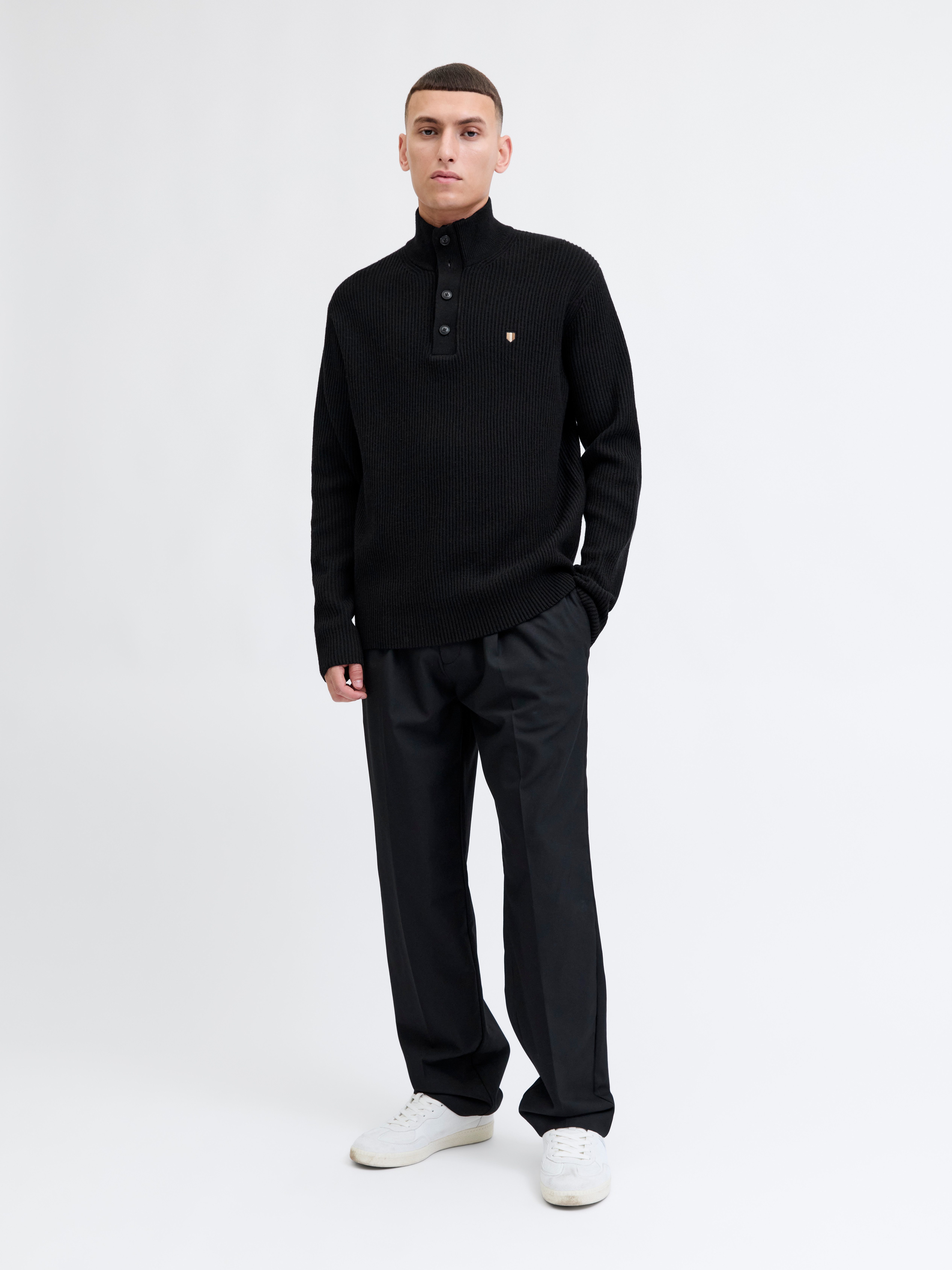 Jack & Jones Strickpullover JPRBLURICHARD KNIT HIGH NECK