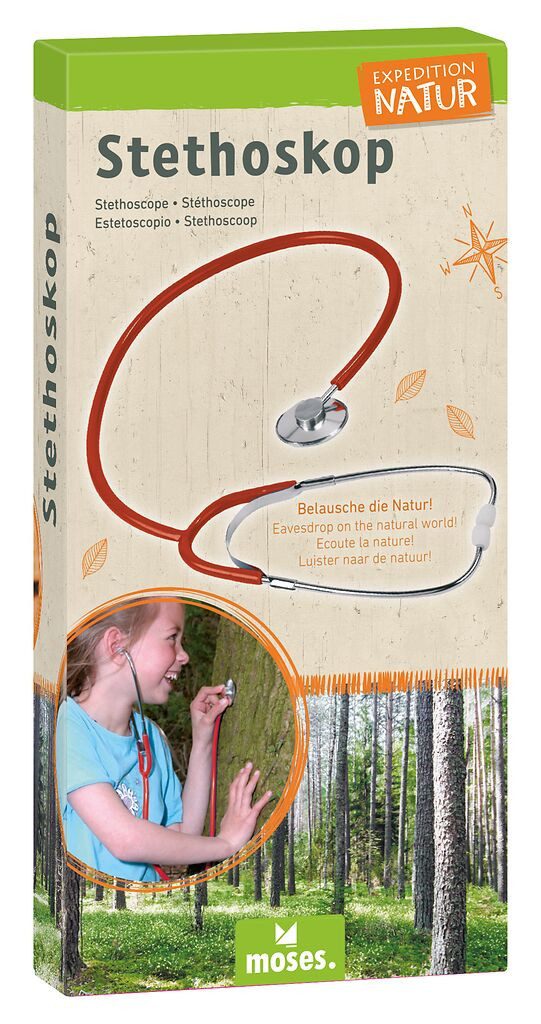 Moses. Verlag Stethoskop funktionsfähiges Abhörgerät für Natur-, Atem- und Herzgeräusche