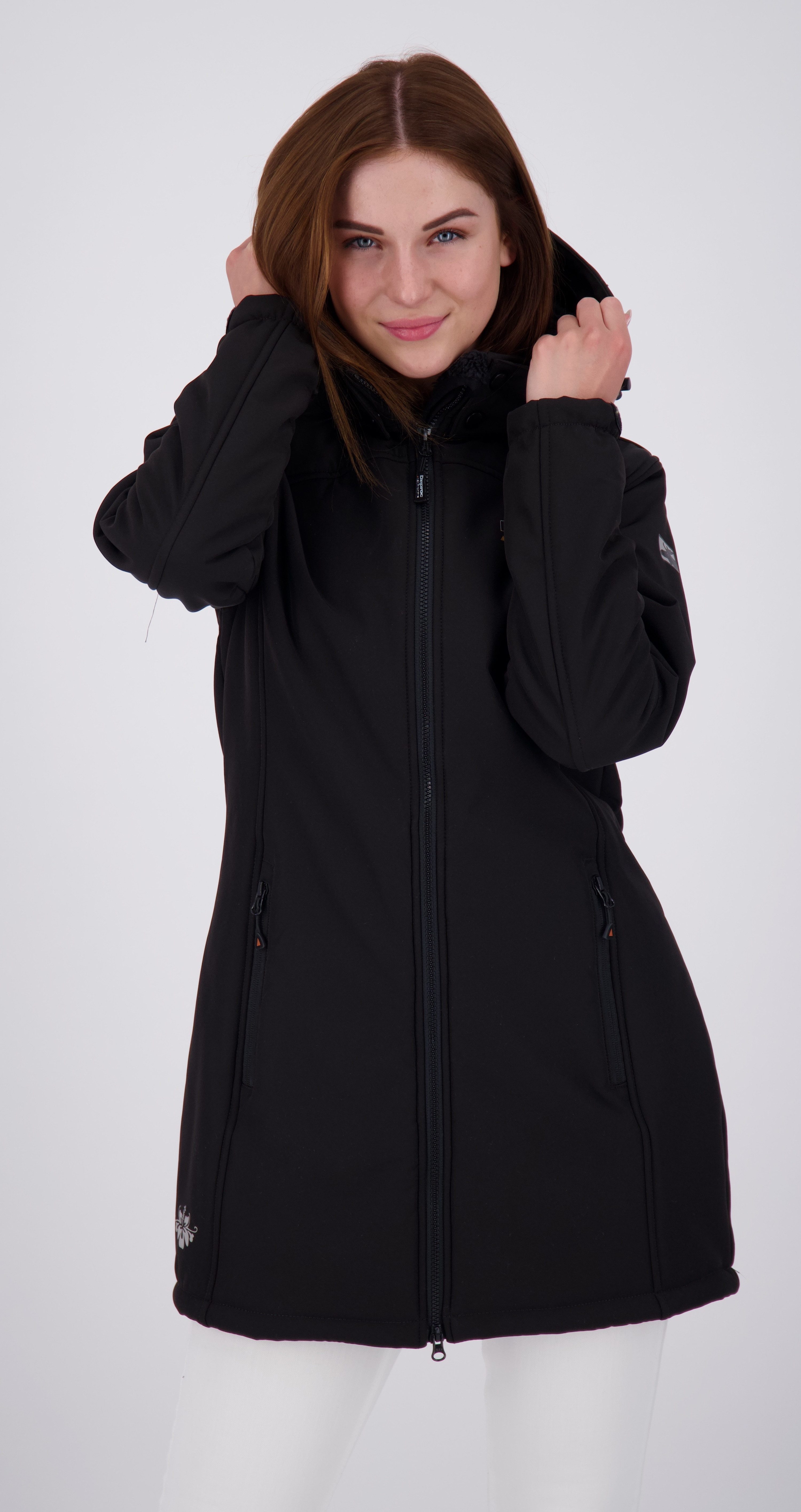 DEPROC Active Kurzmantel KEELE PEAK OS NEW WOMEN Softshellmantel Longjacket Übergangsmantel auch in Großen Größen erhältlich – Bild 4 von 5
