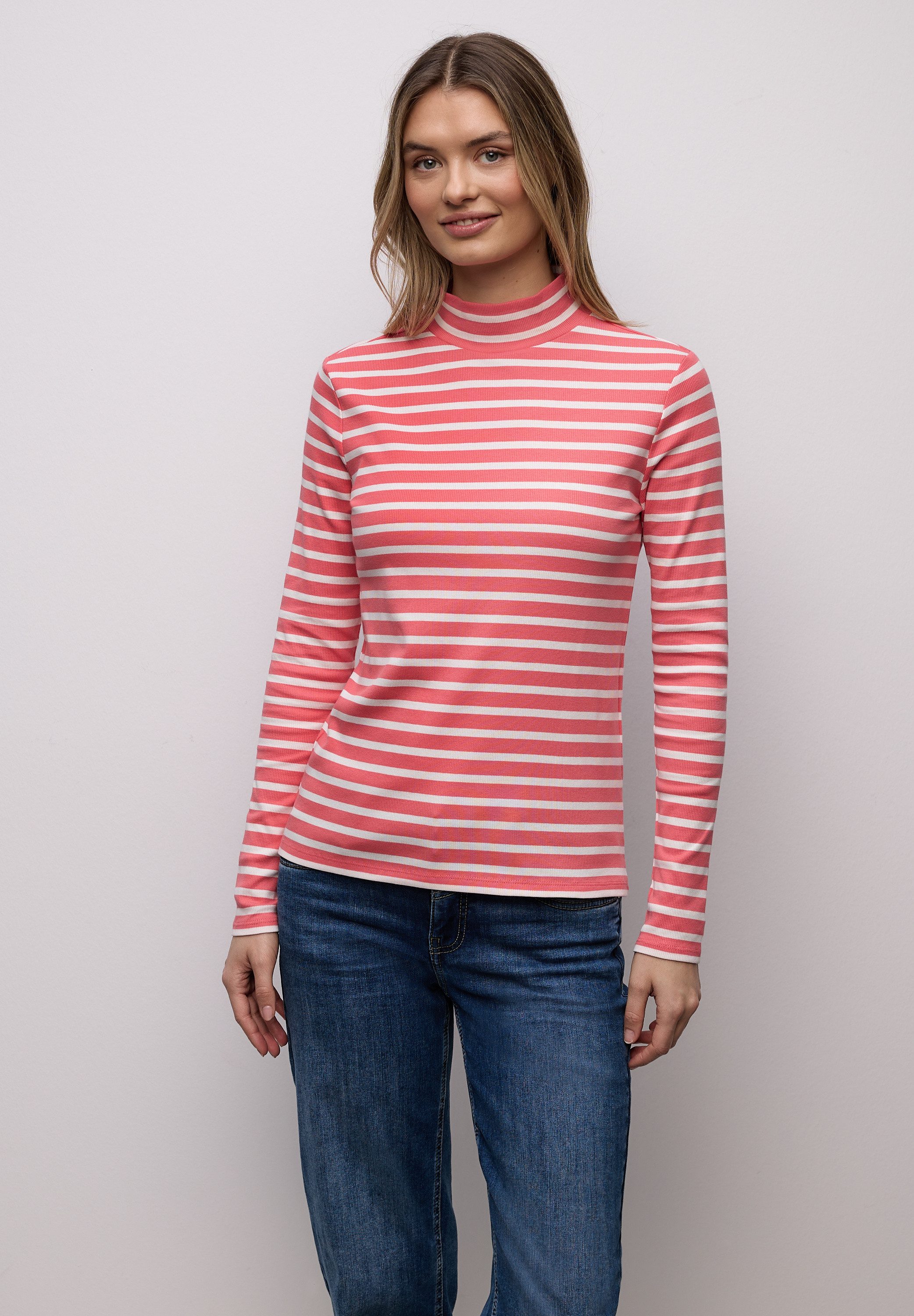 STREET ONE Langarmshirt mit Turtleneck
